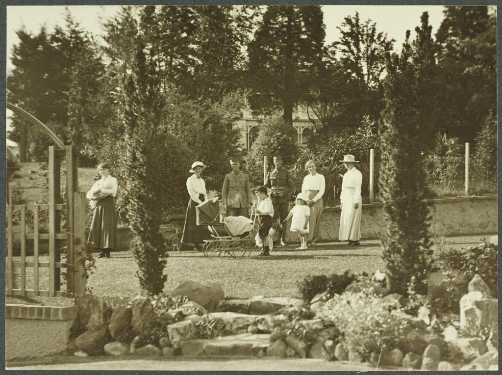Chance family with George junior as baby