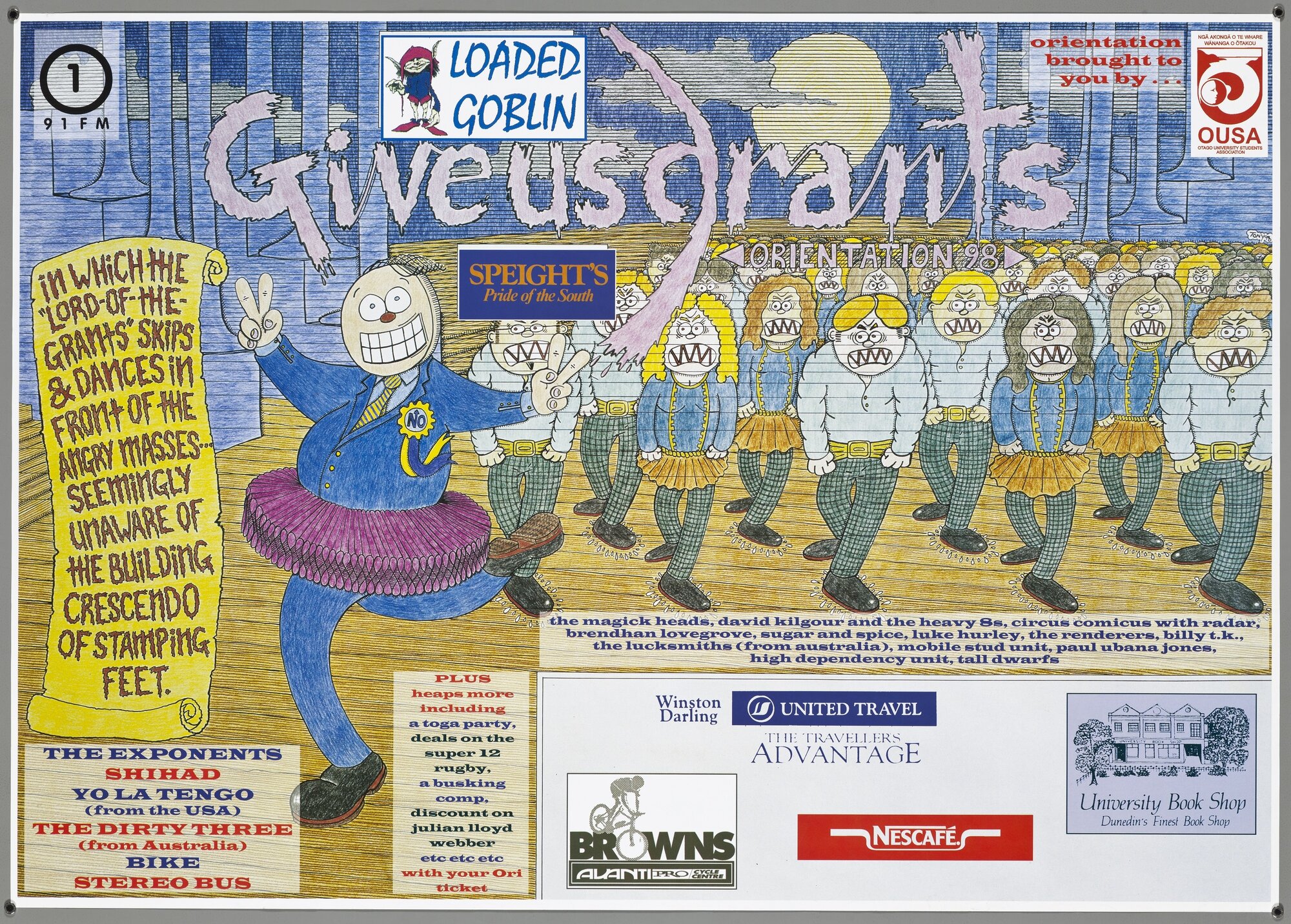 "Give us grants Orientation '98"