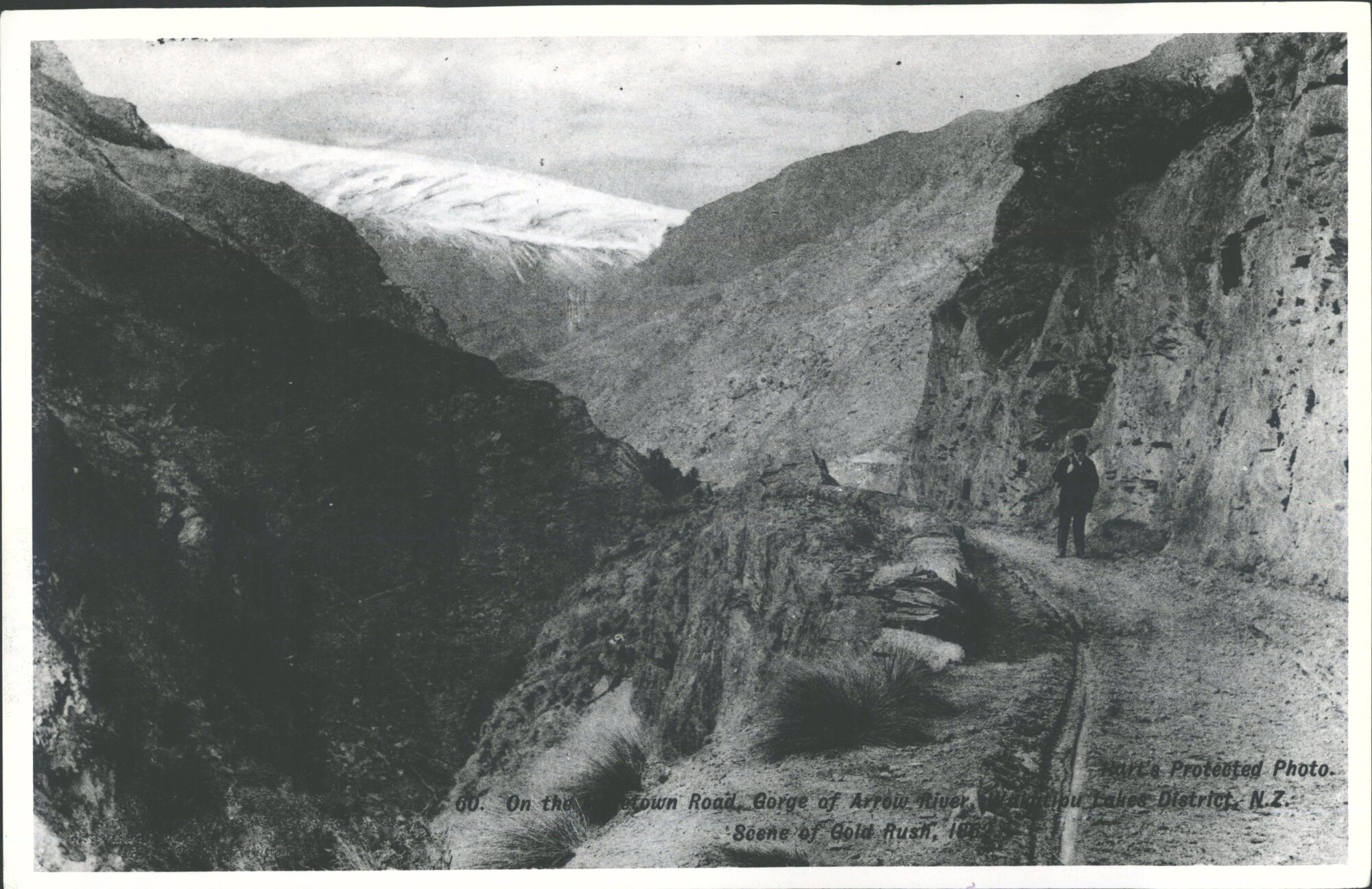 On The Macetown Road, Gorge of Arrow River, Wakatipu Lakes District, NZ.