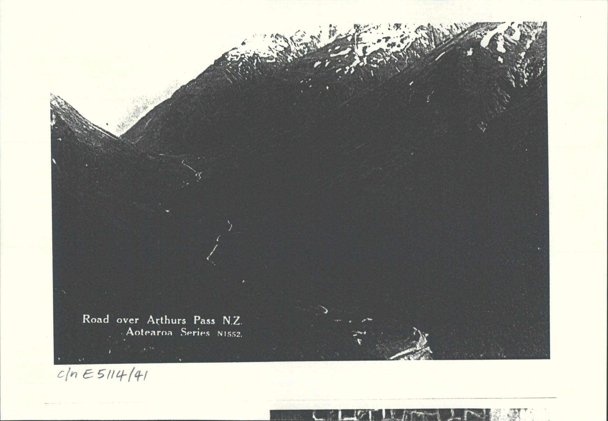 Road over Arthur's Pass, NZ