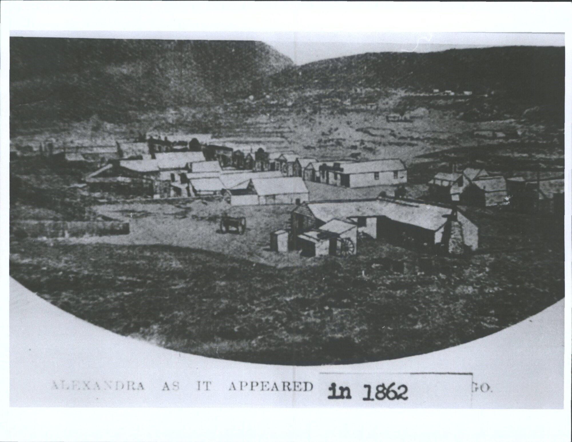 Alexandra as it appeared in 1862