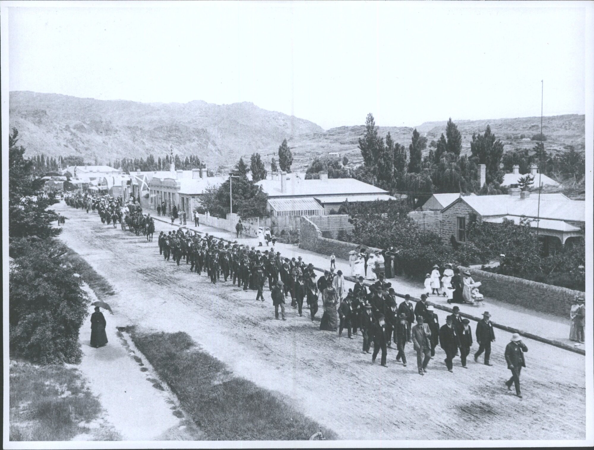 Procession at AlexandraDunstan - Manuherikia Jubilee