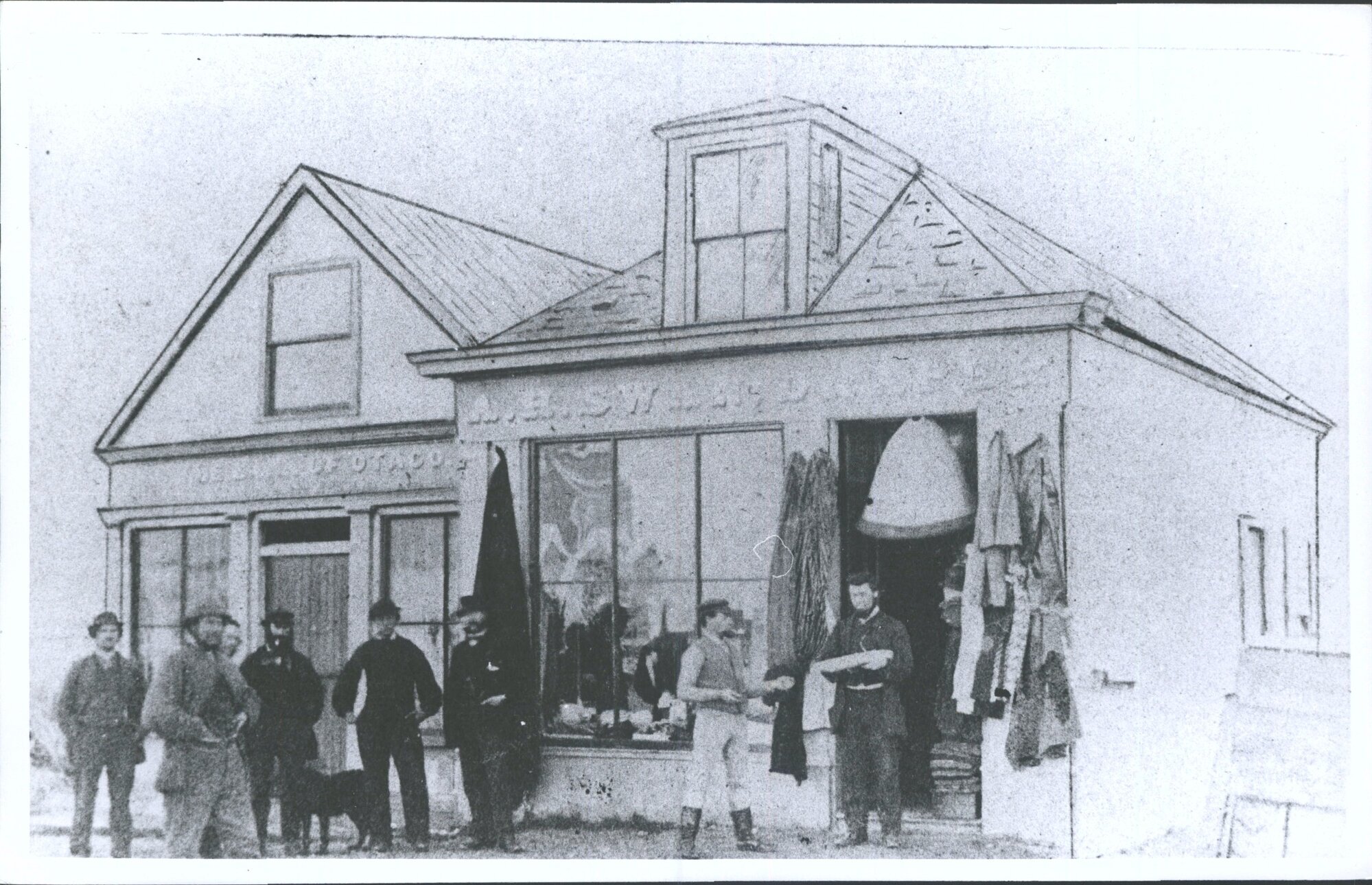 [Outside general store]