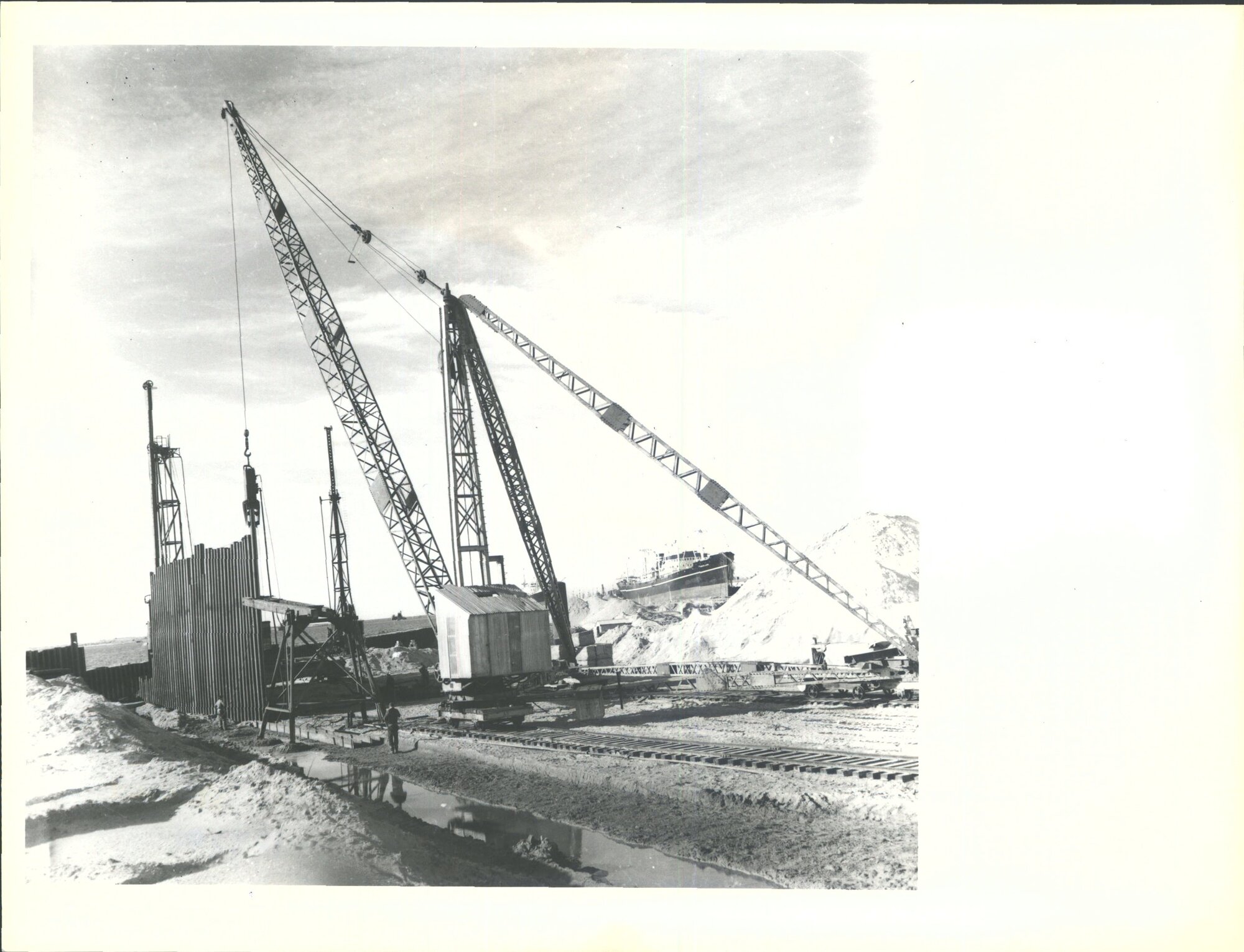Construction of wharves