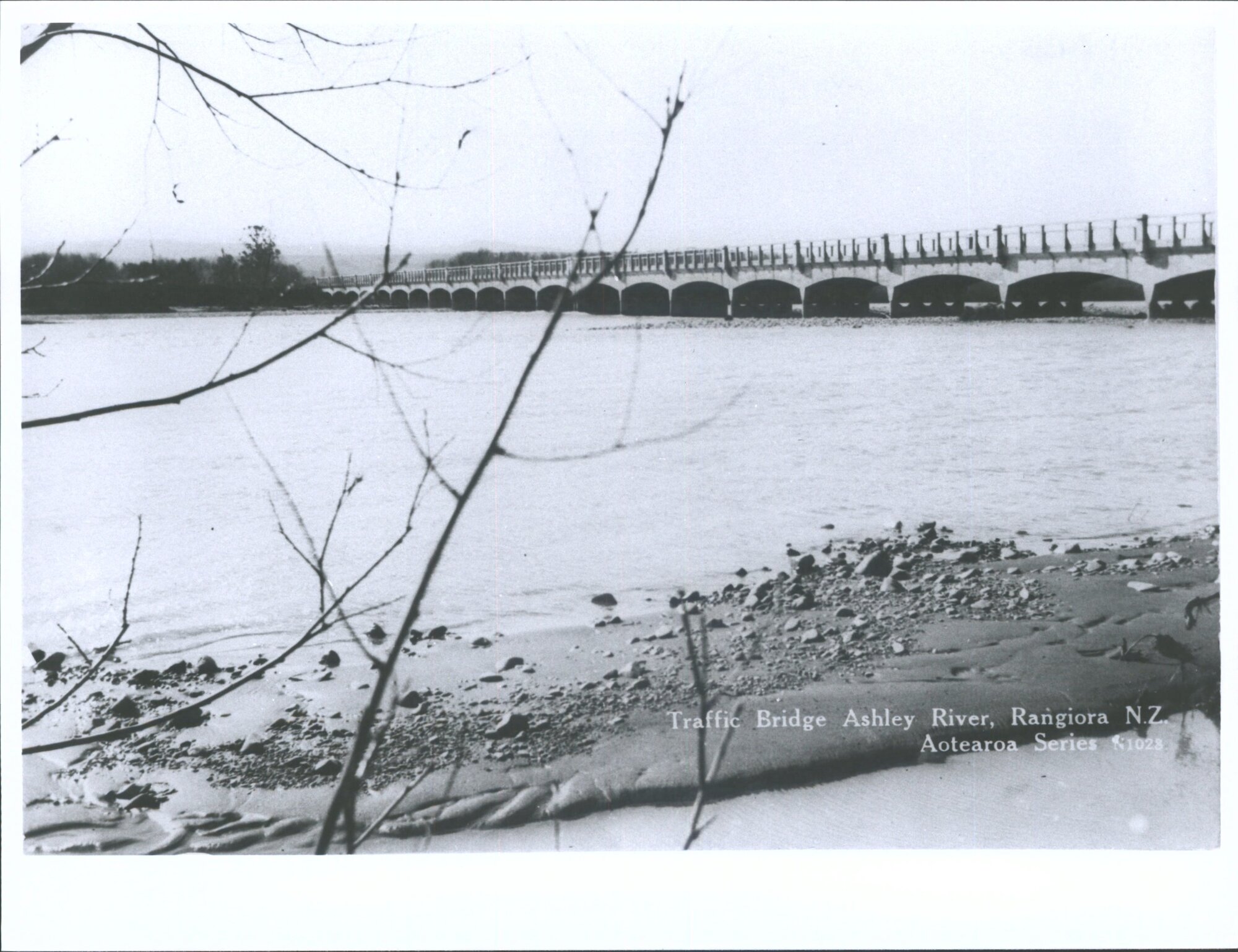 Traffic Bridge, Ashley River, Rangiora, N.Z.