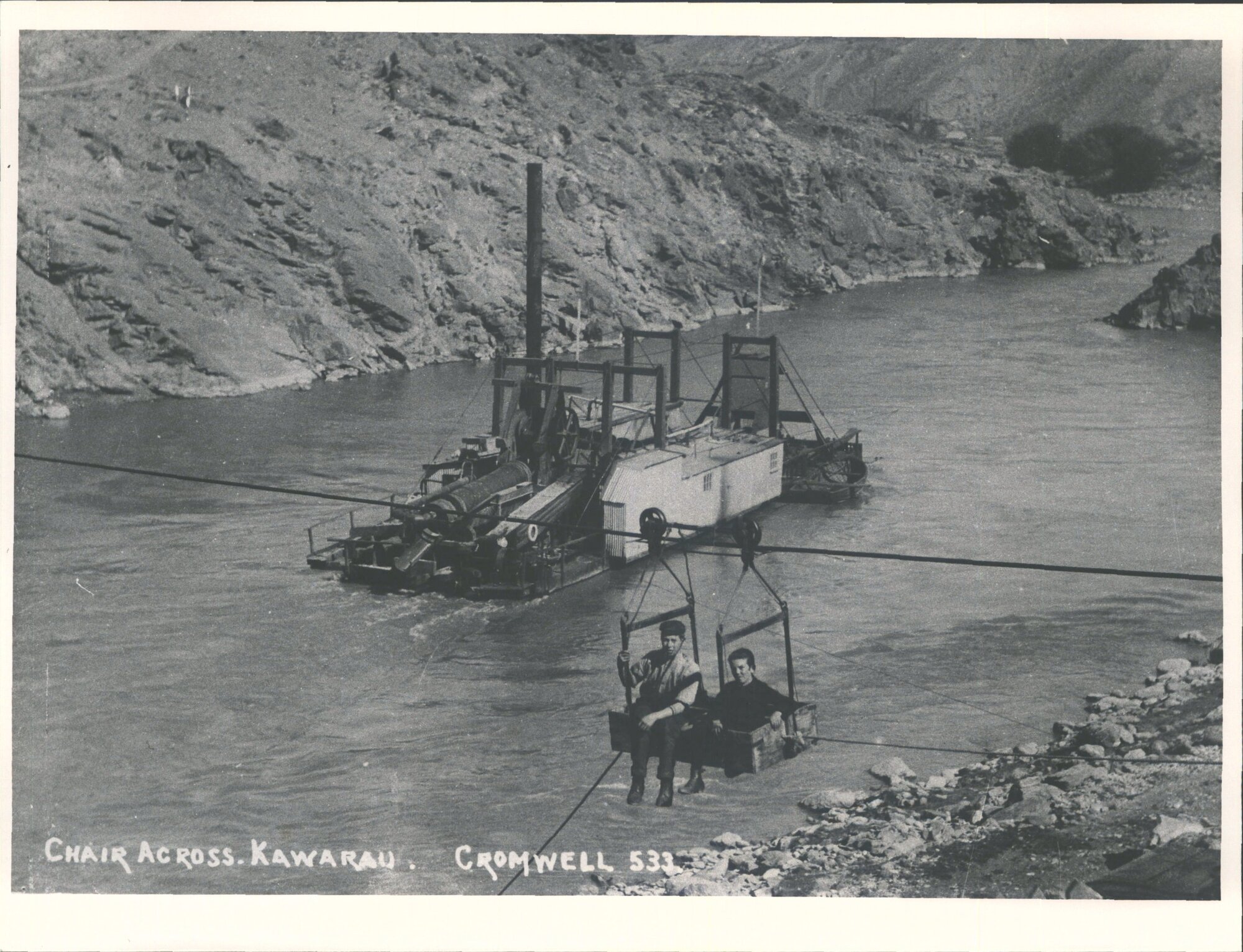 Chair across the Kawarau Cromwell