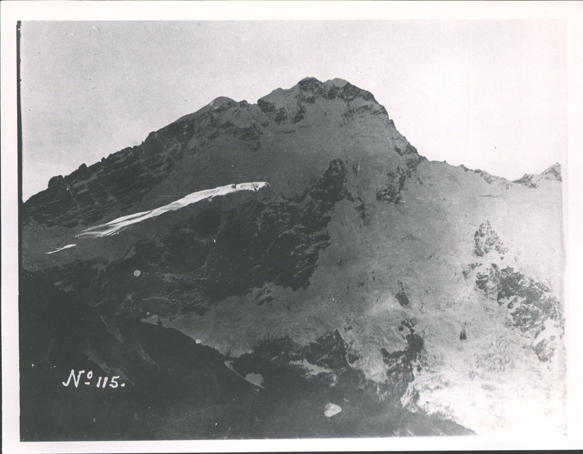 "Mt Sefton from the Hermitage."