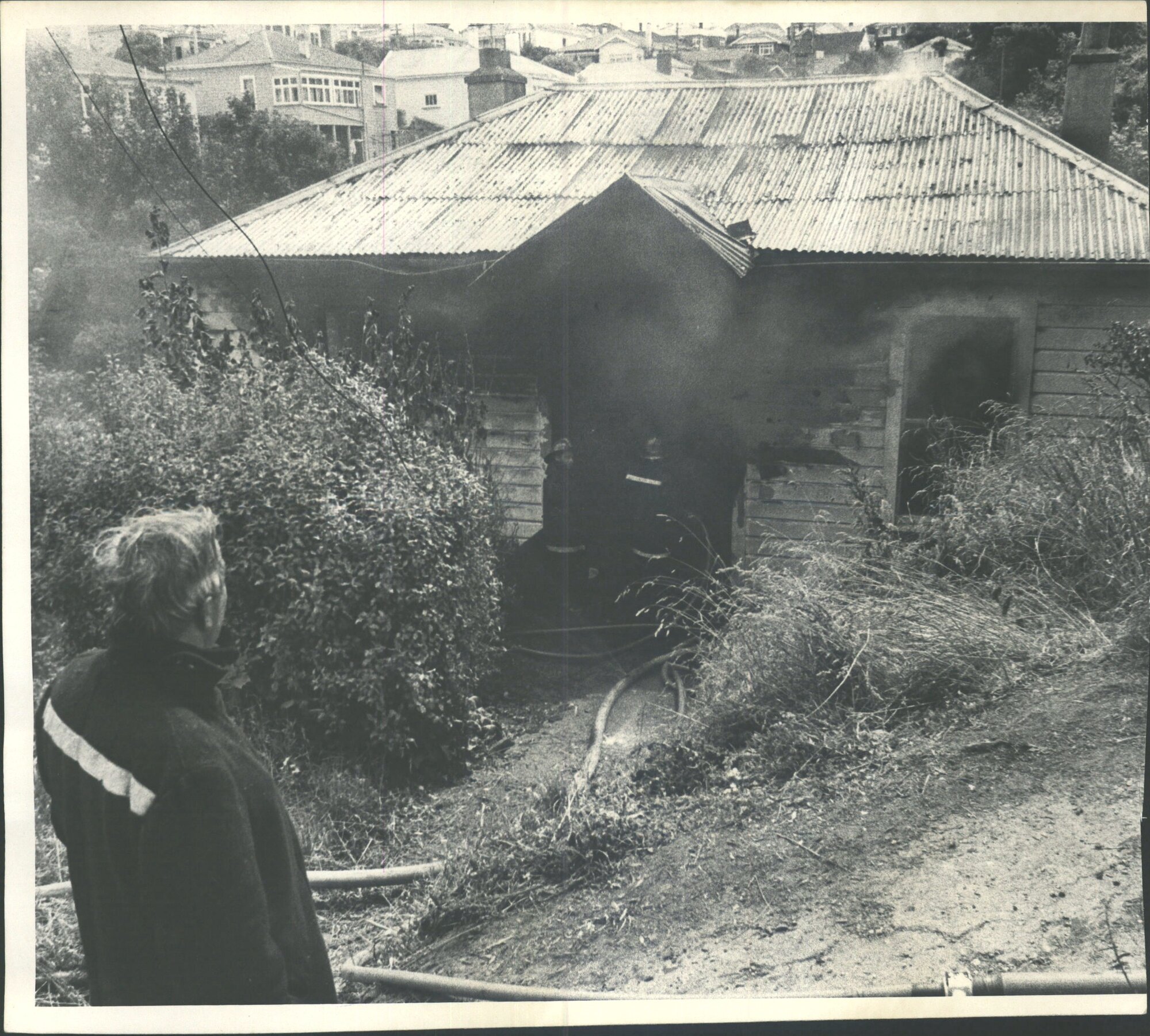 Fire damaged house at 4 Stonelaw Crescent, Dunedin