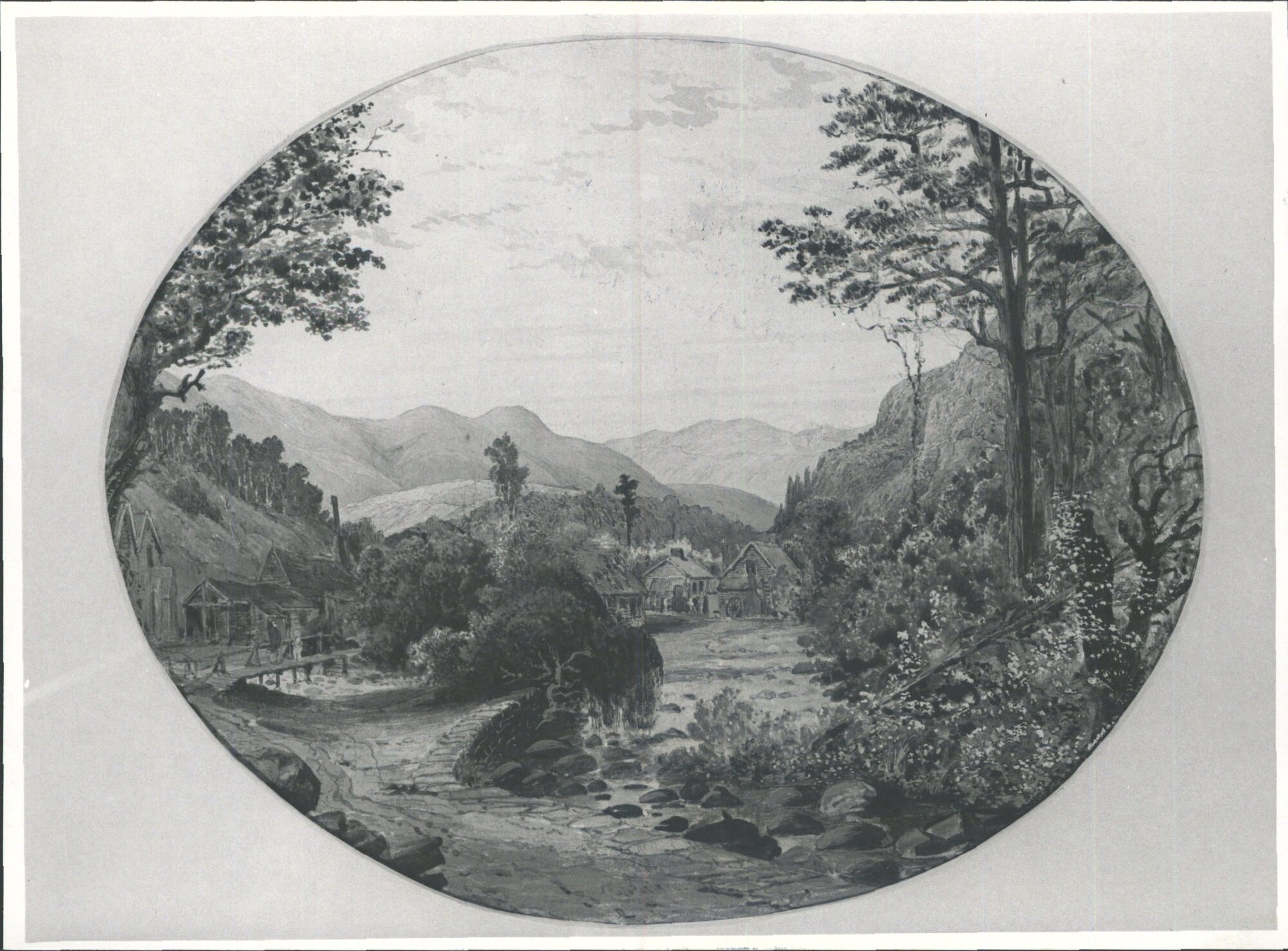 Junction of Water of Leith with Ross Creek, Ha-Ha Valley