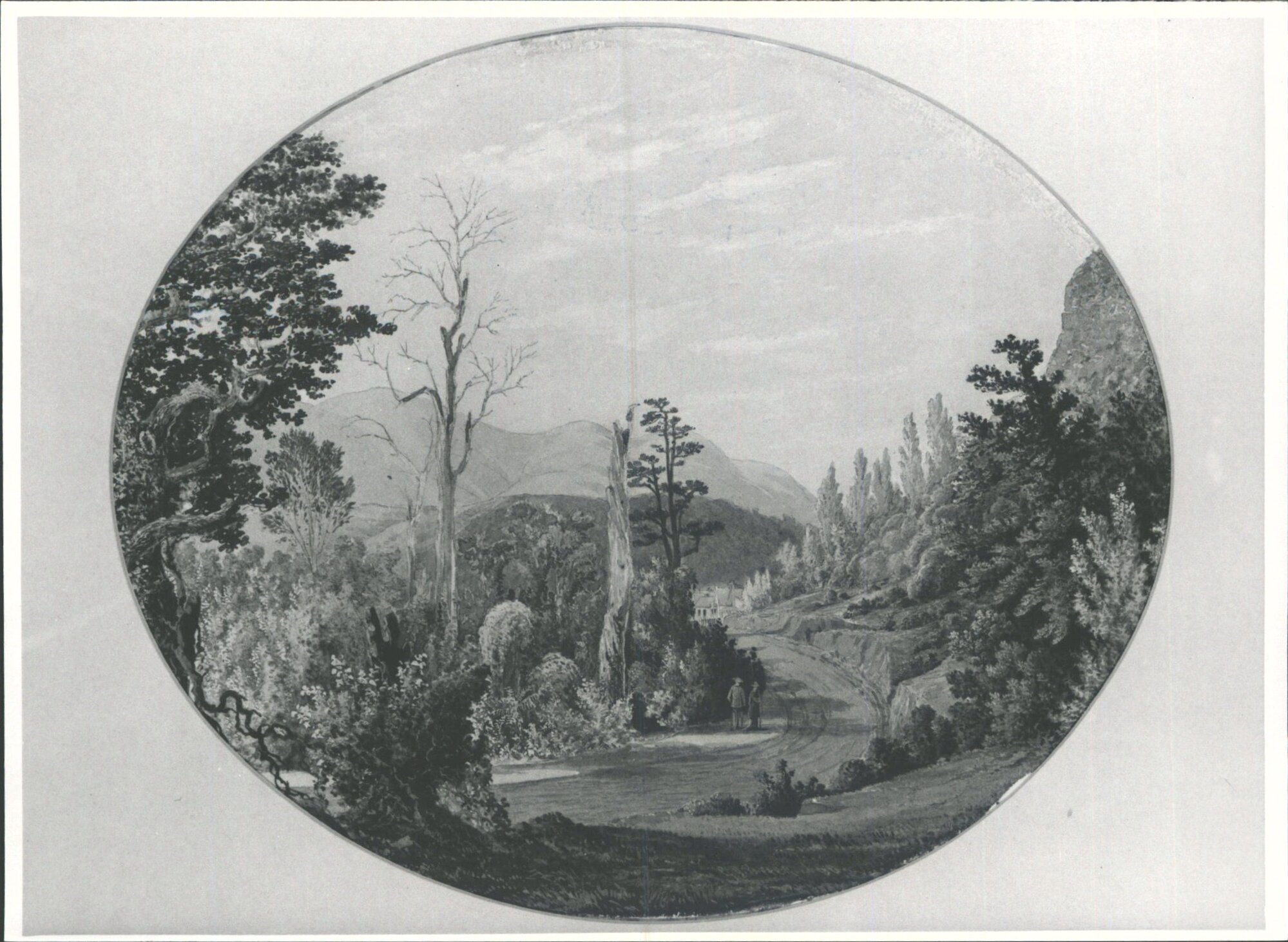 From Miss McGlashan's grave