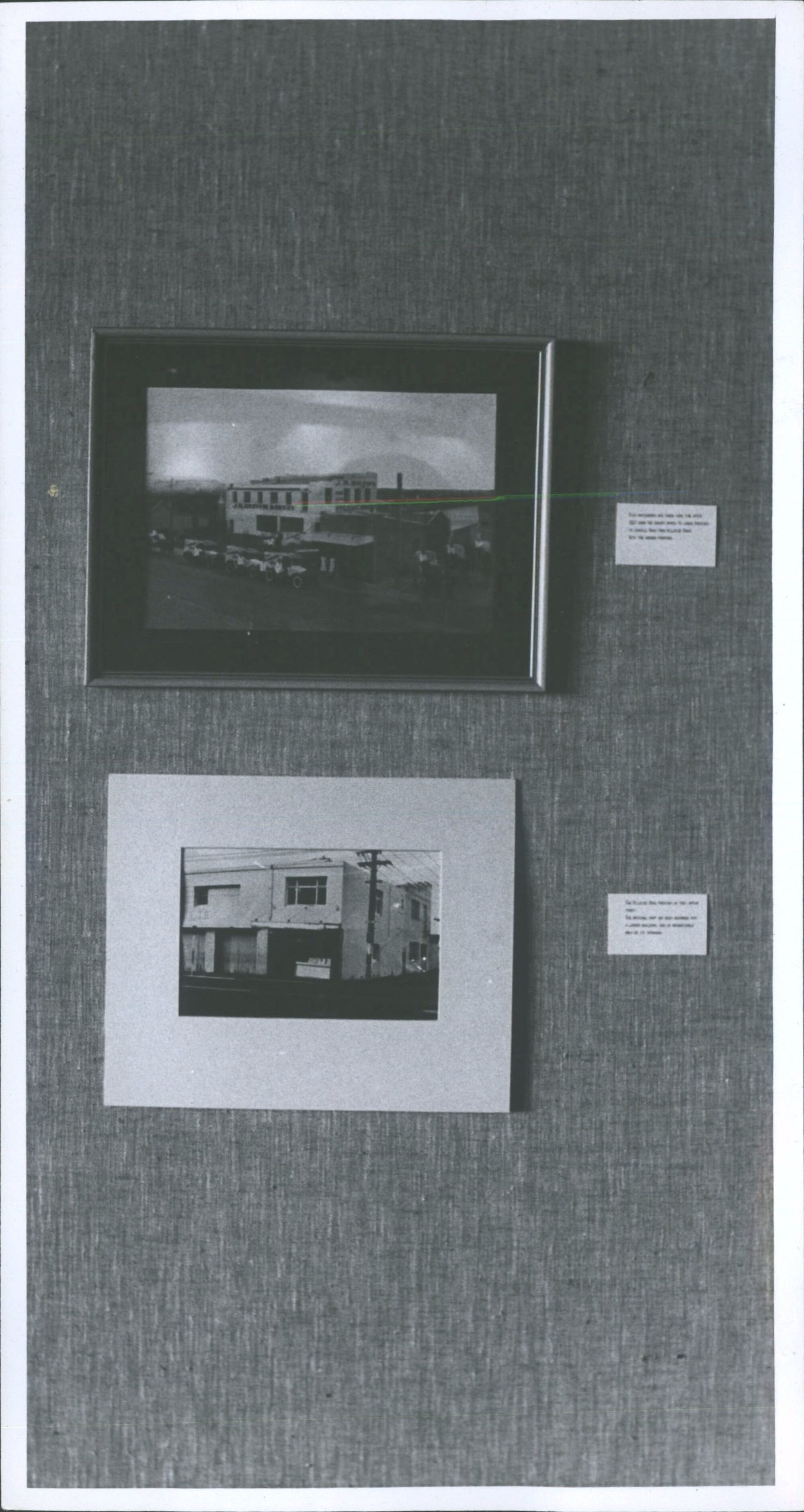Hocken exhibition of photographs of Brown's Bakery, Marion Street