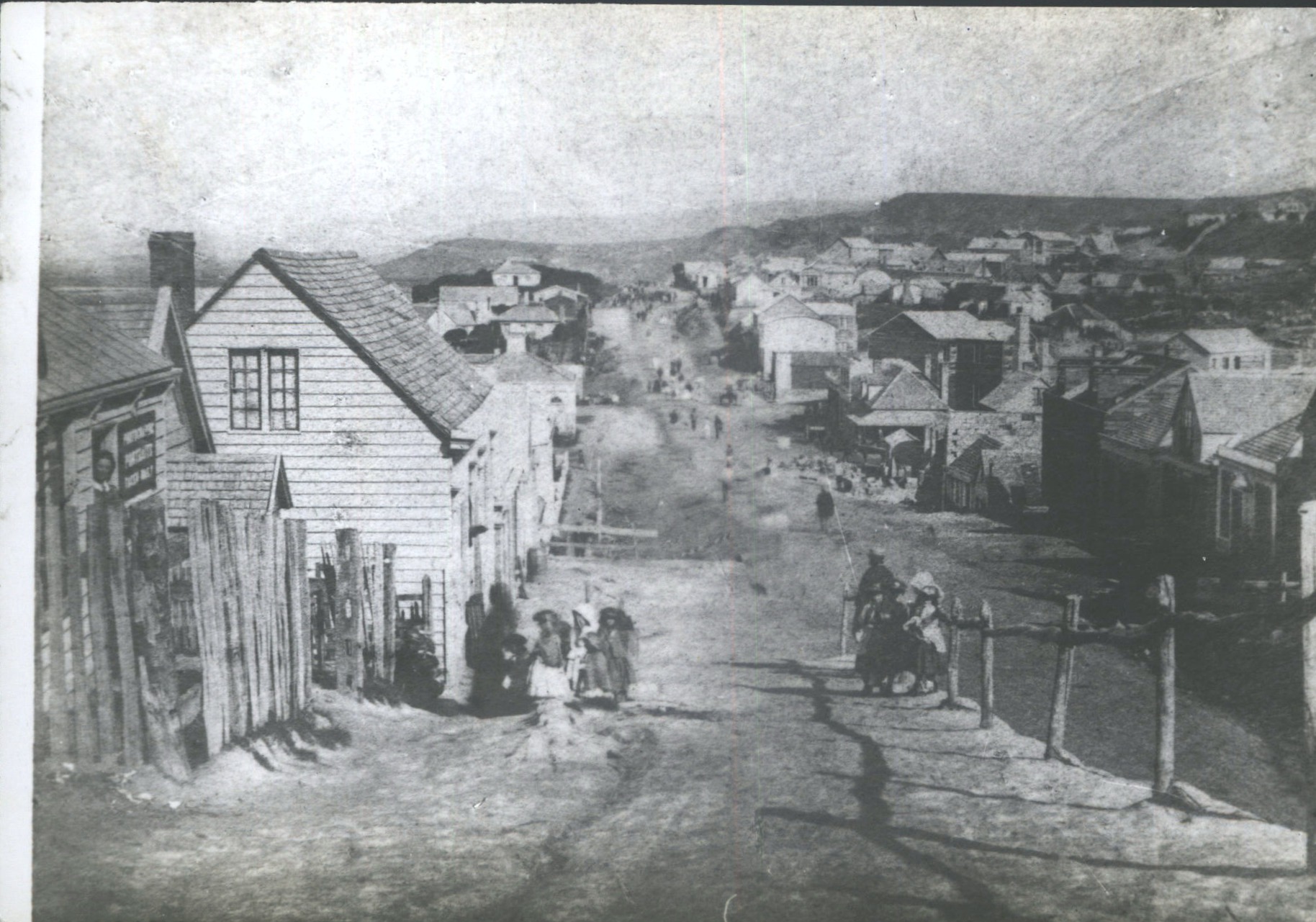 Looking South from the cutting on Bell Hill