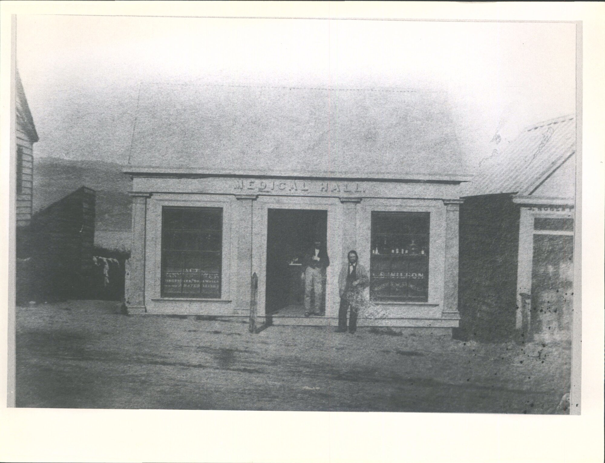 A. S. Wilson in Doorway &amp; Arthur Beverly