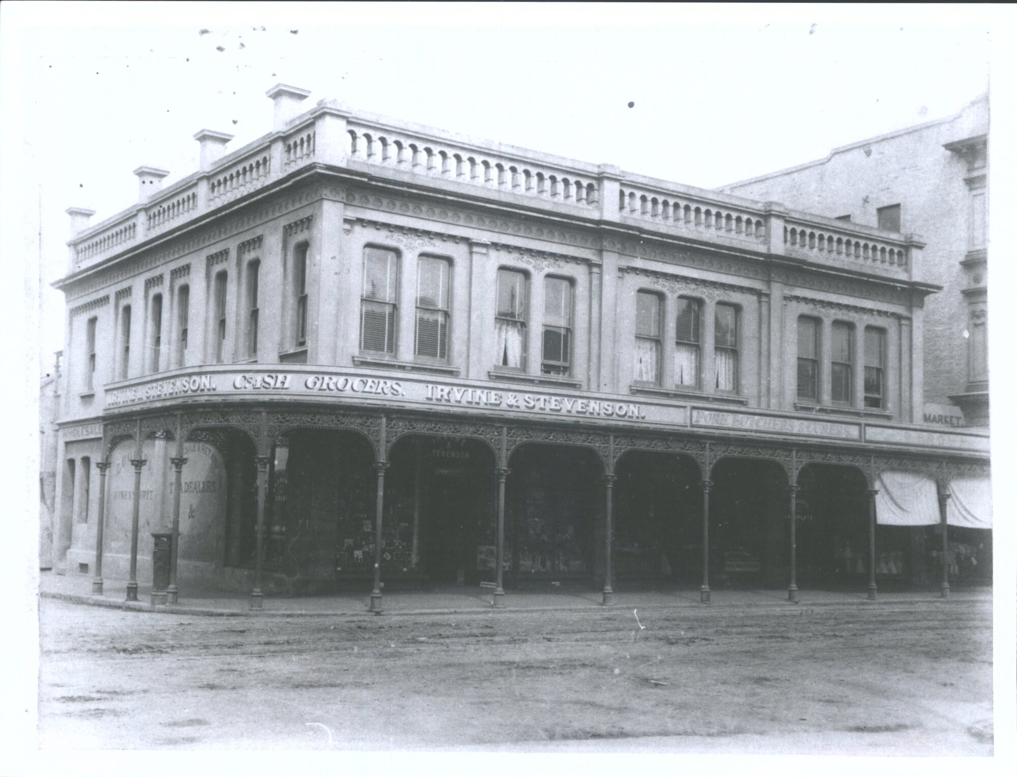 Grocery shop, corner of George Street and St. Andrew Street