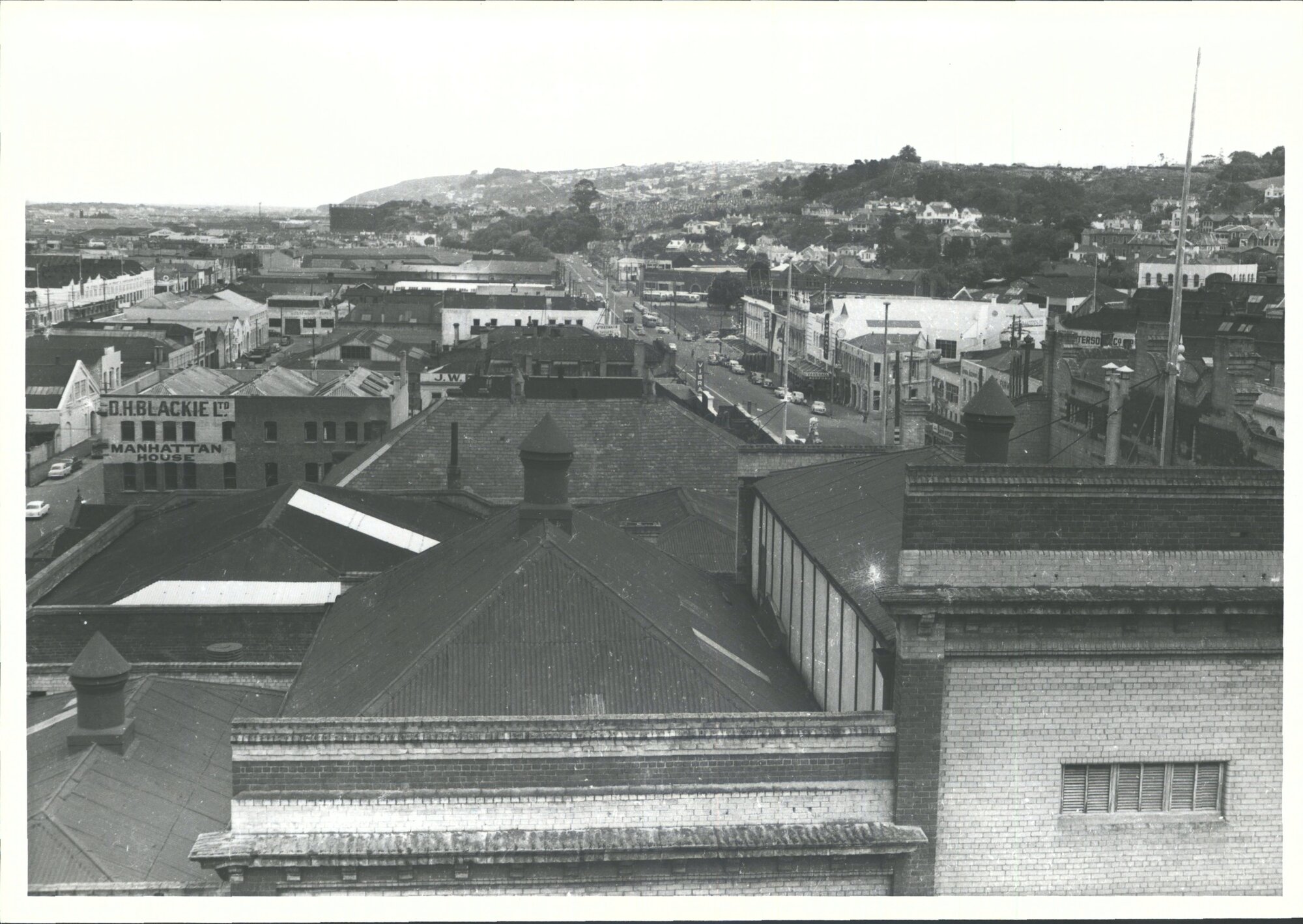 Taken  on roof of T &amp; G Building