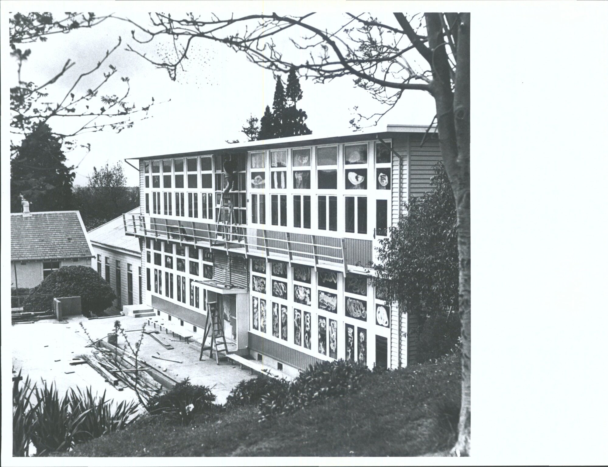 New block of classrooms being built
