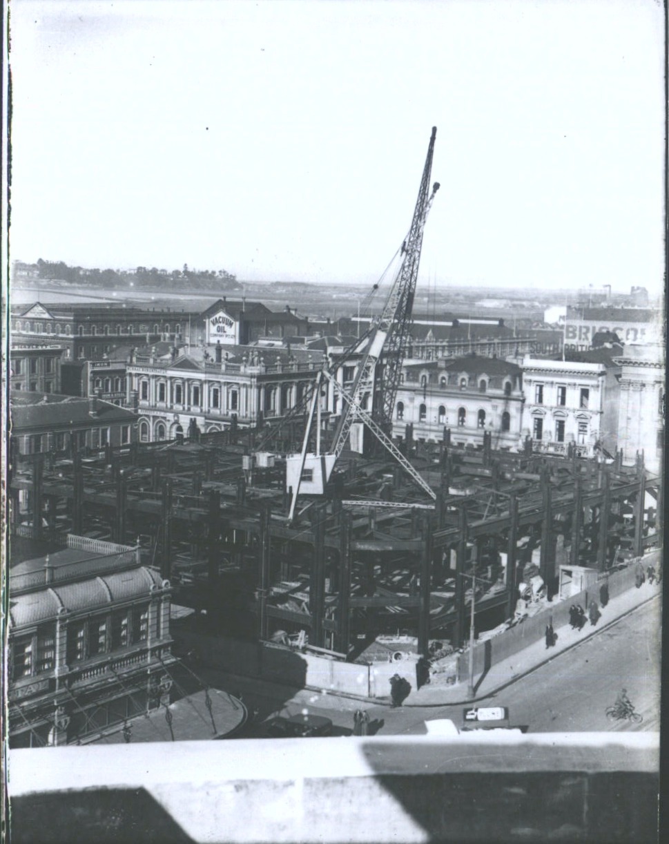 Chief Post Office under construction
