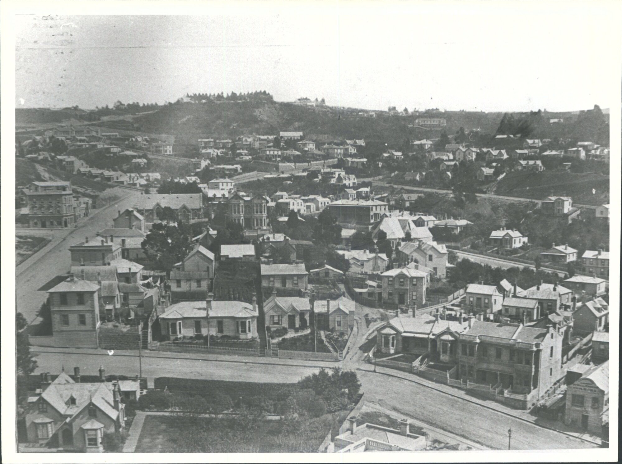 Dunedin Panorama ca 1877 pt 2 of 8pts