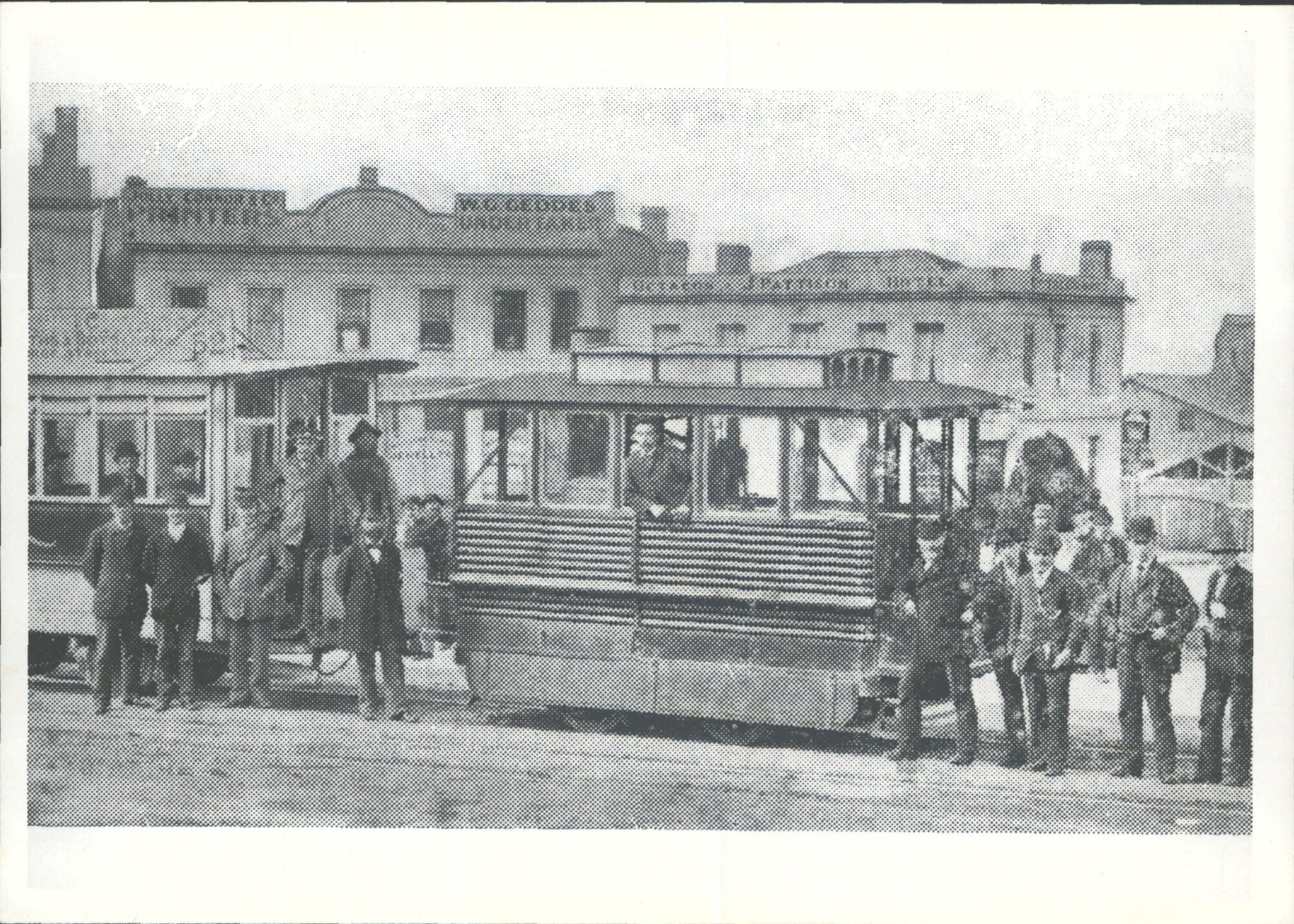 Steam tram &amp; trailer in Octagon