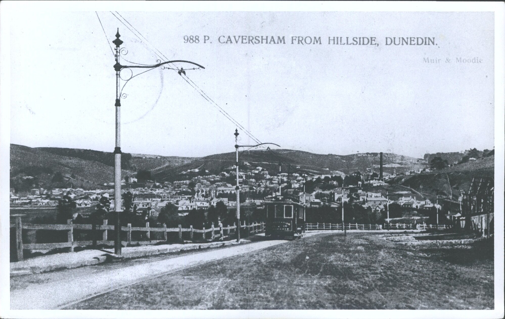 Caversham from Hillside, Dunedin