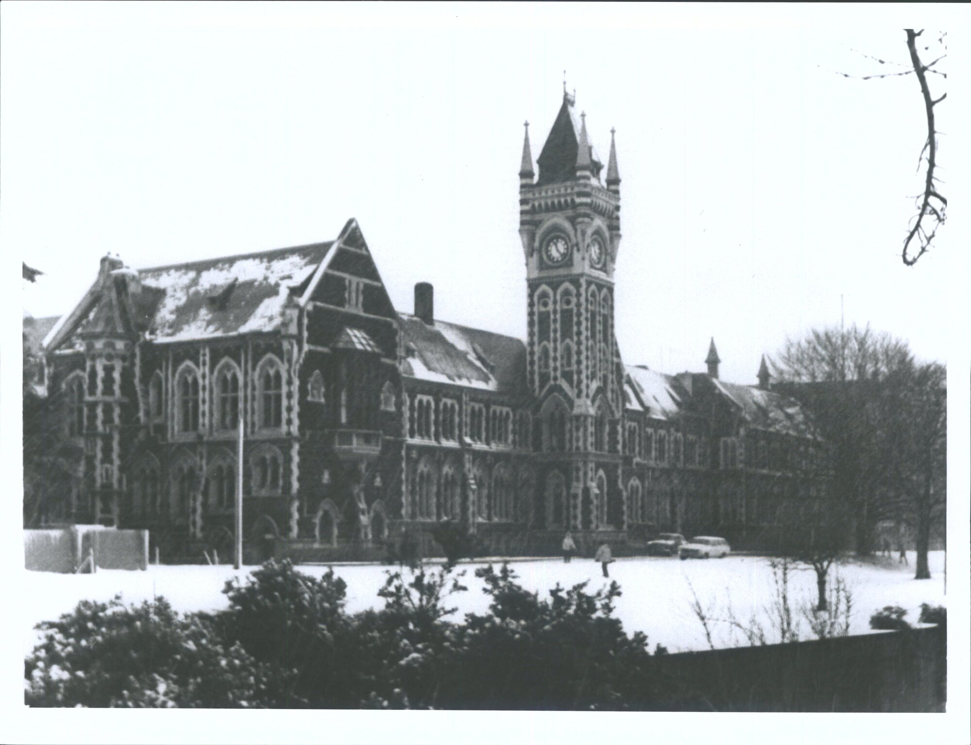 Clocktower Building under snow
