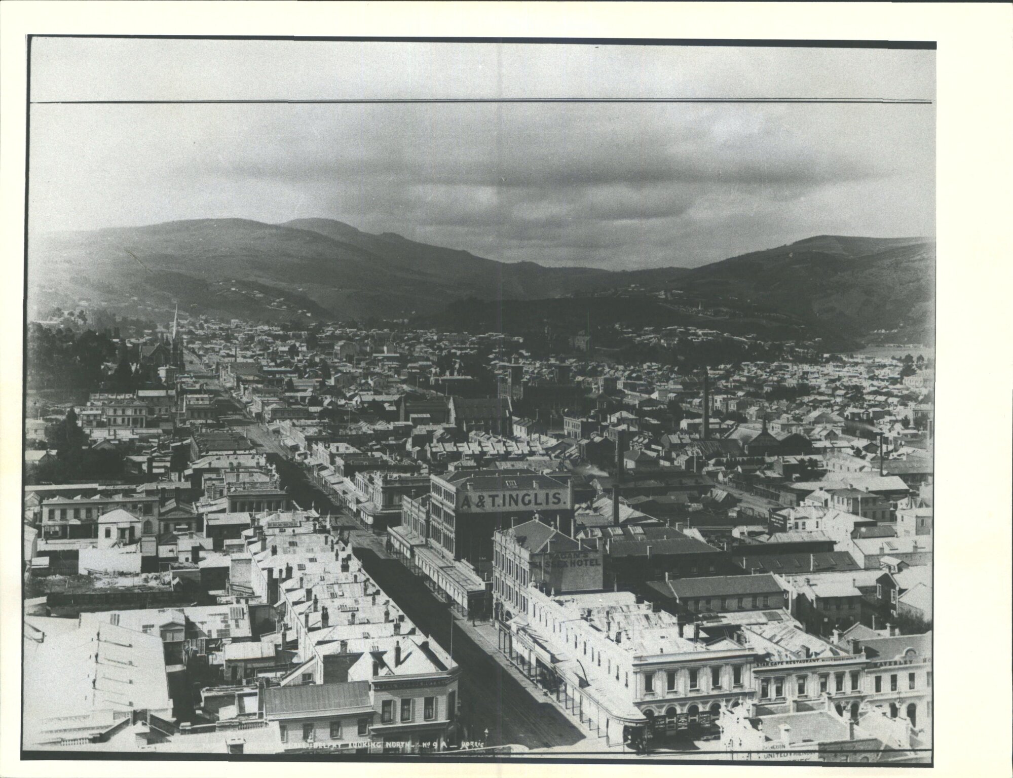 From Town Hall belfry, looking north