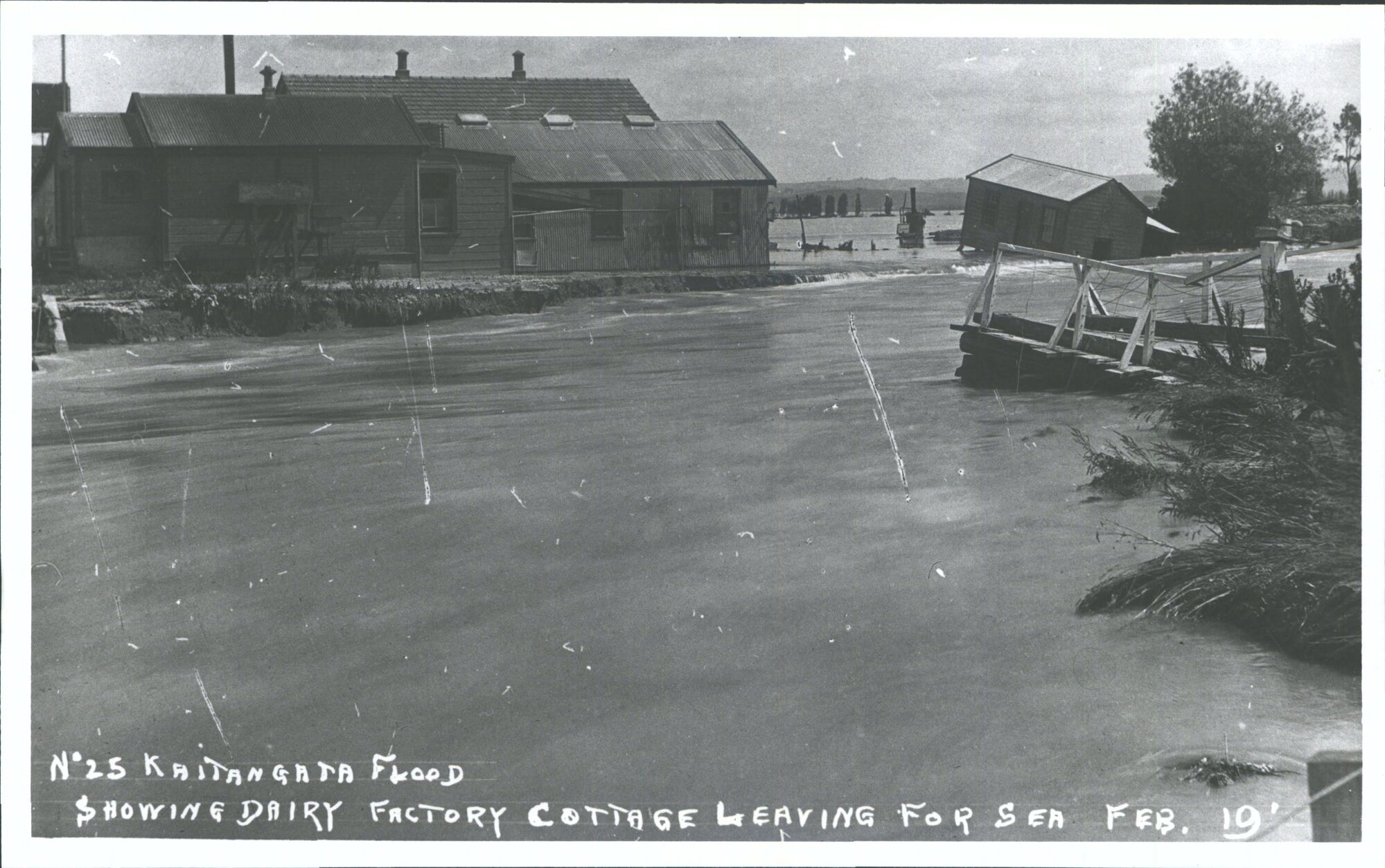 Showing Dairy Cottage factory leaving for Sea'
