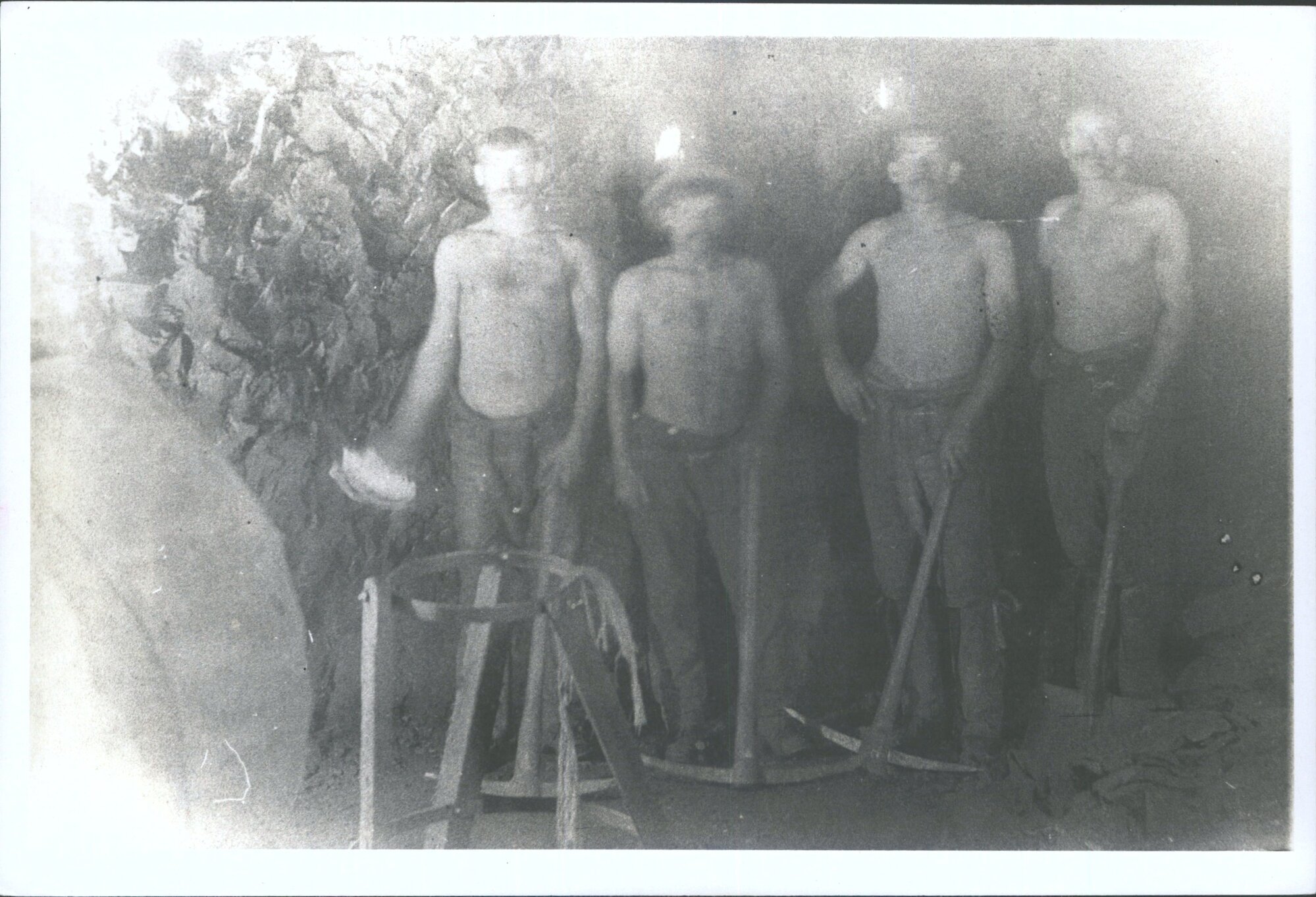 Miners in 1879 Explosion seam