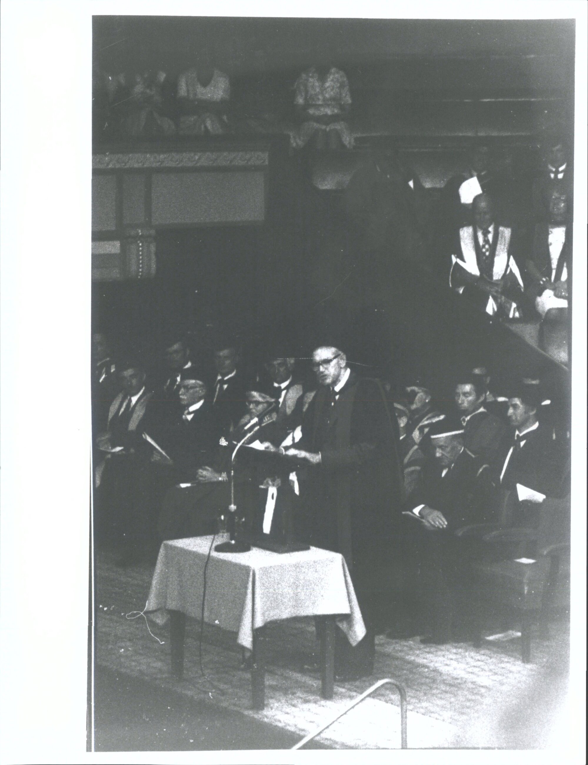 Address by returning Prof. Angus Ross