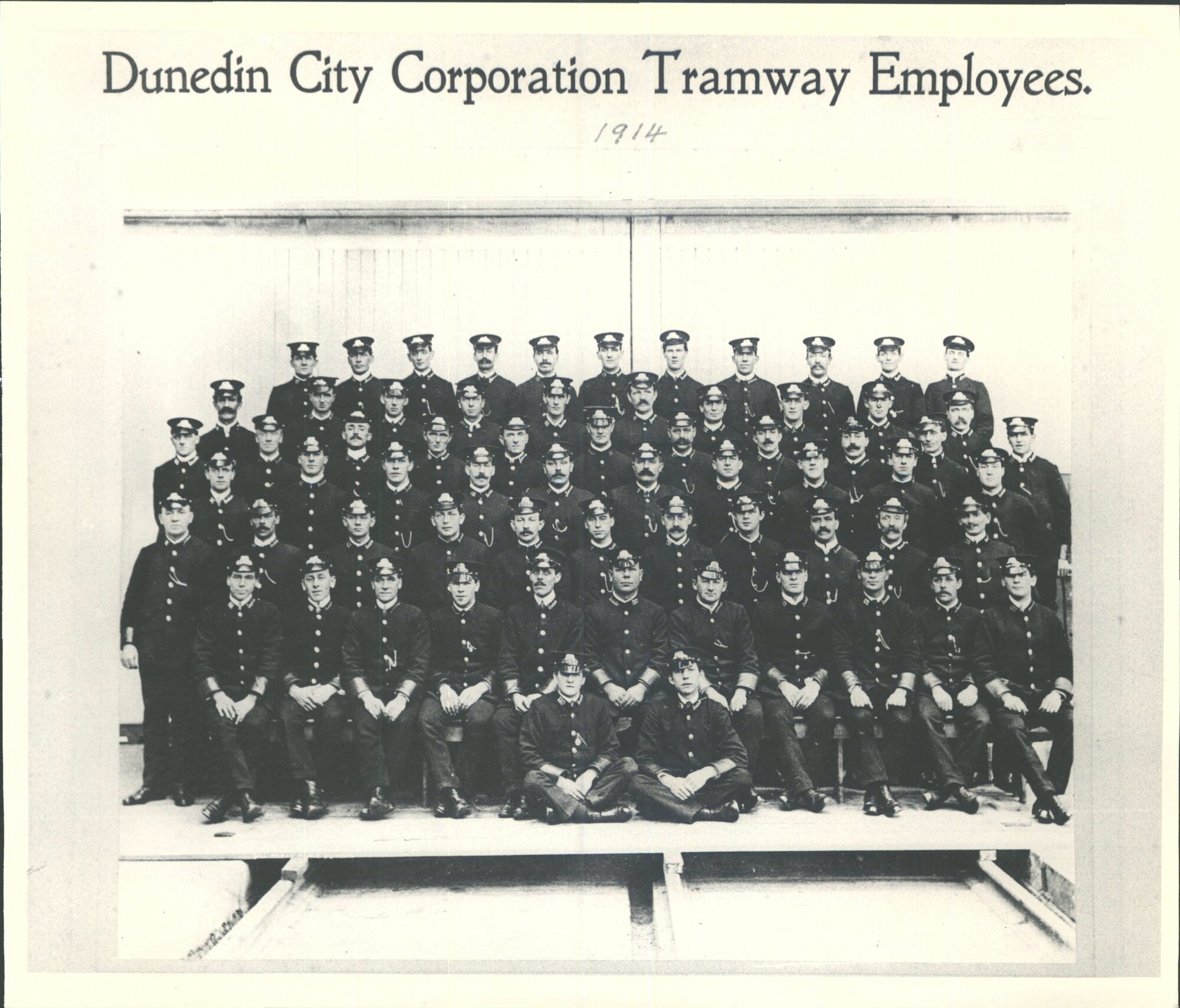 Top row 7th from left Harry (Henry) Rainham