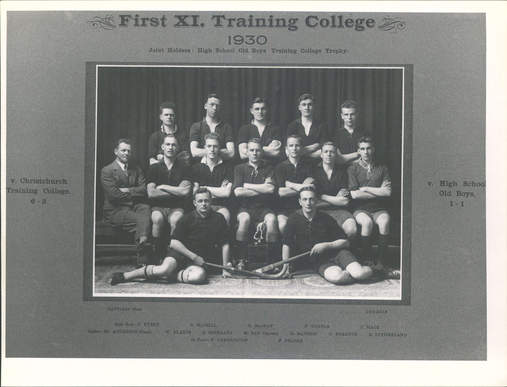 1st Hockey XI