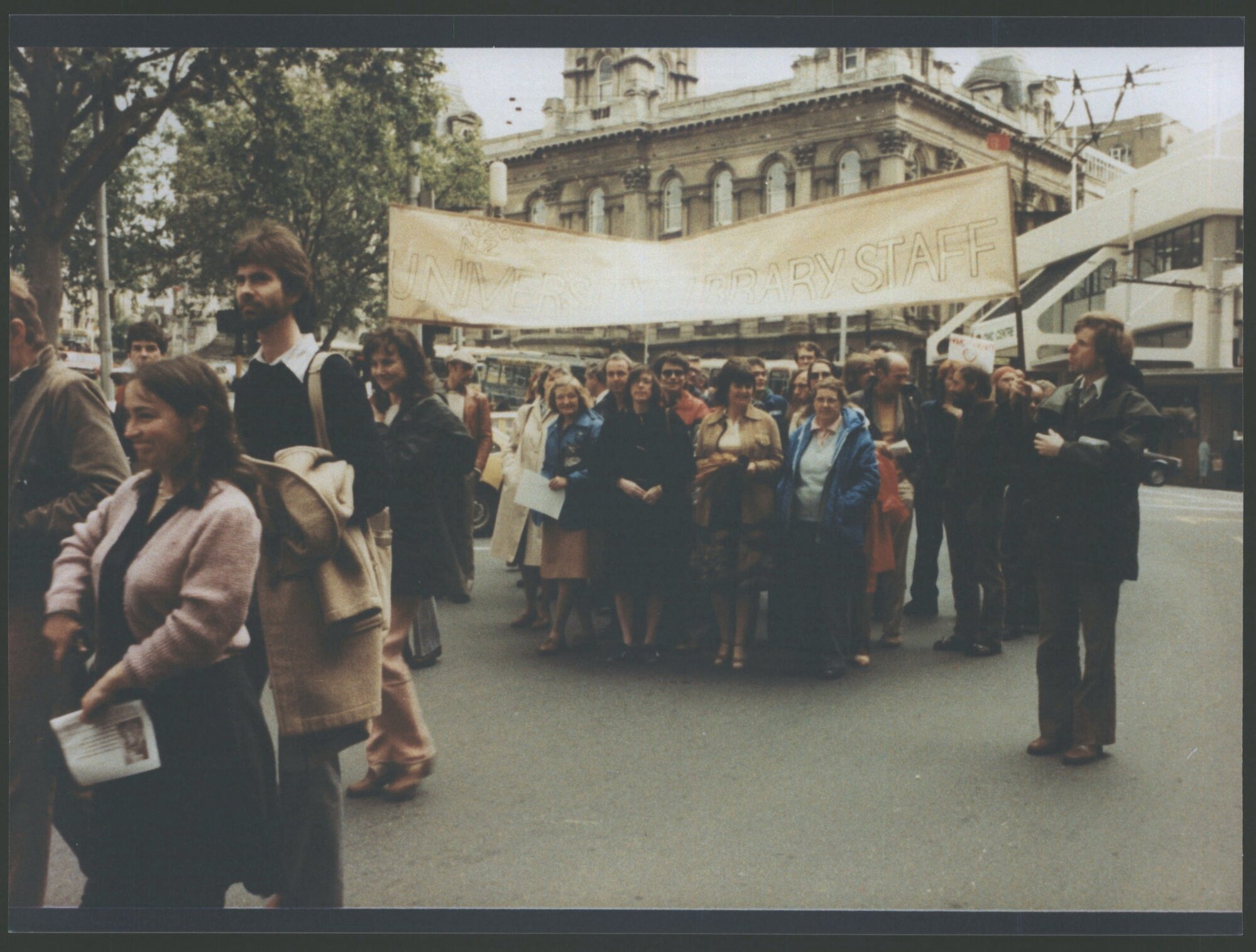 at F.O.L. &amp; C.S.U.  Rally against wages &amp; price freeze, Dunedin 11 Nov, 1982