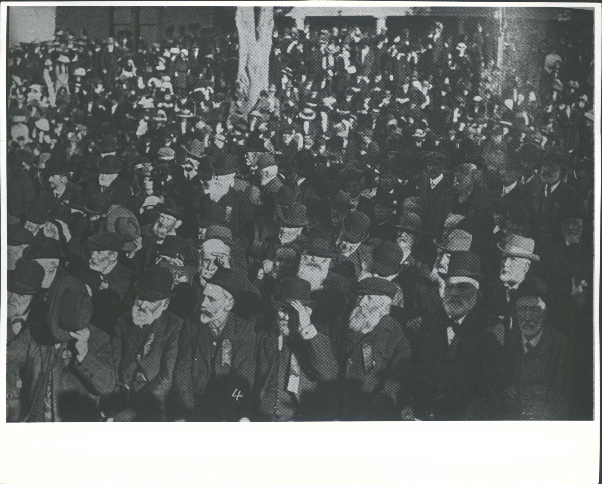 Group of miners at the celebrations