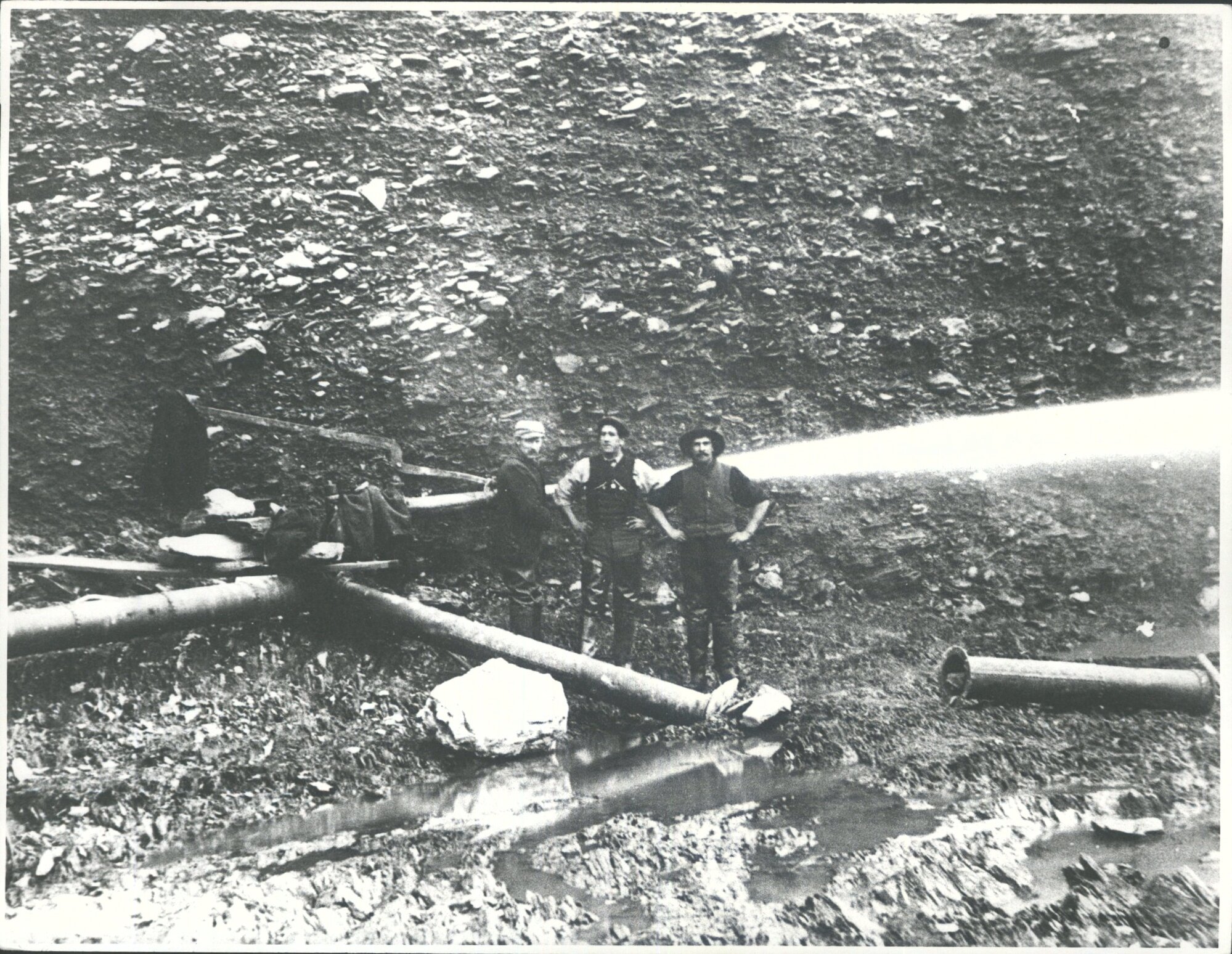 Unknown location Hydraulic Mining