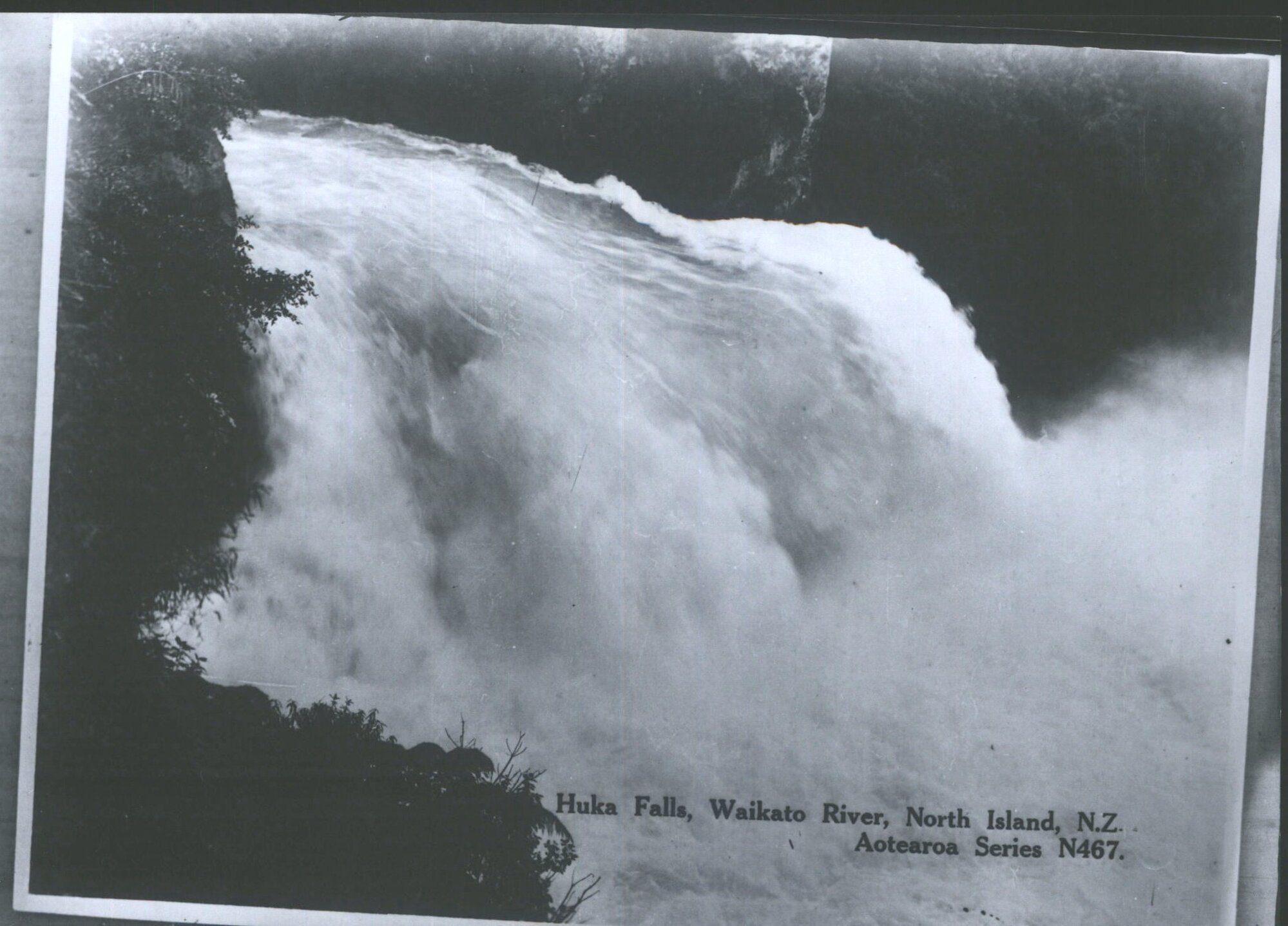 Huka Falls, Waikato River, North Island, N.Z.