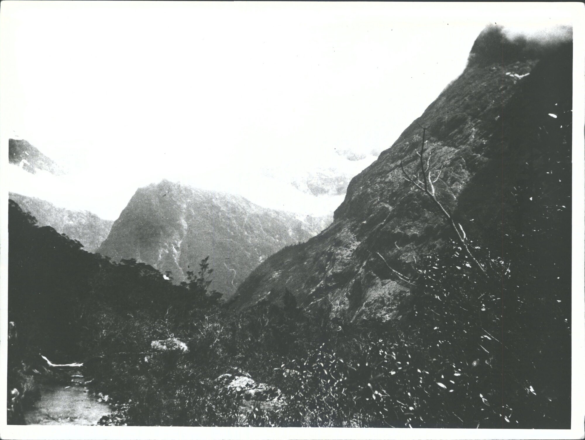 Looking down from camp Valley 4