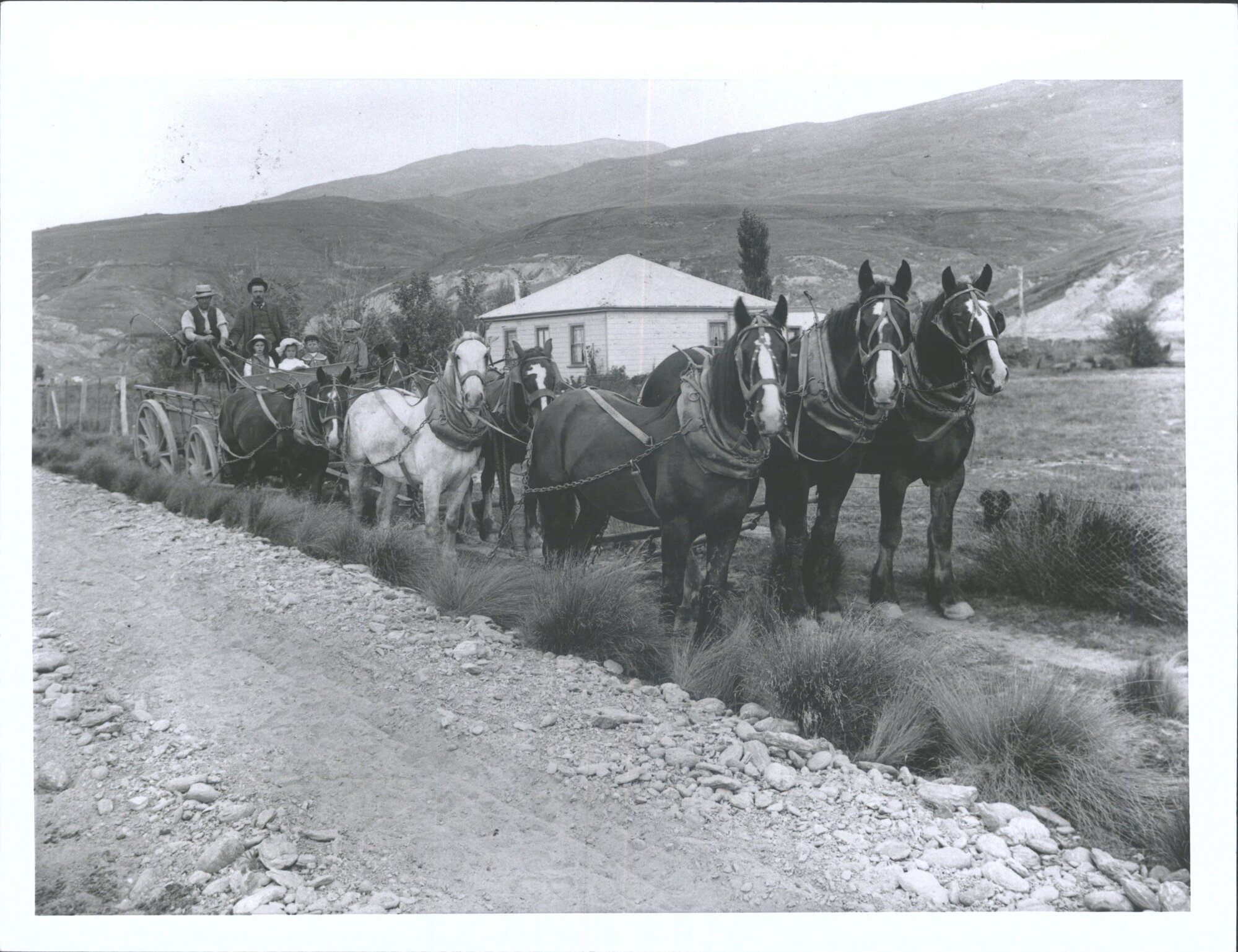 Lower Nevis Valley [Adie's  house in background]