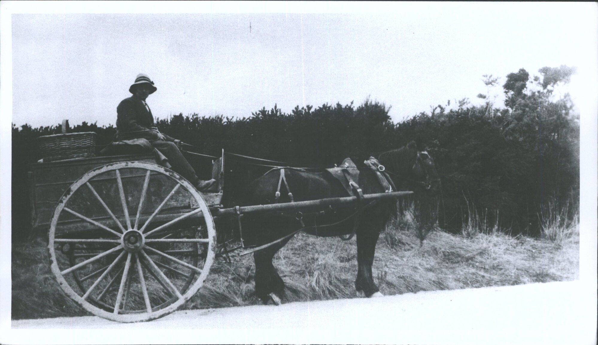 F Martin's Bakery Delivery Cart driven by C McIntyre