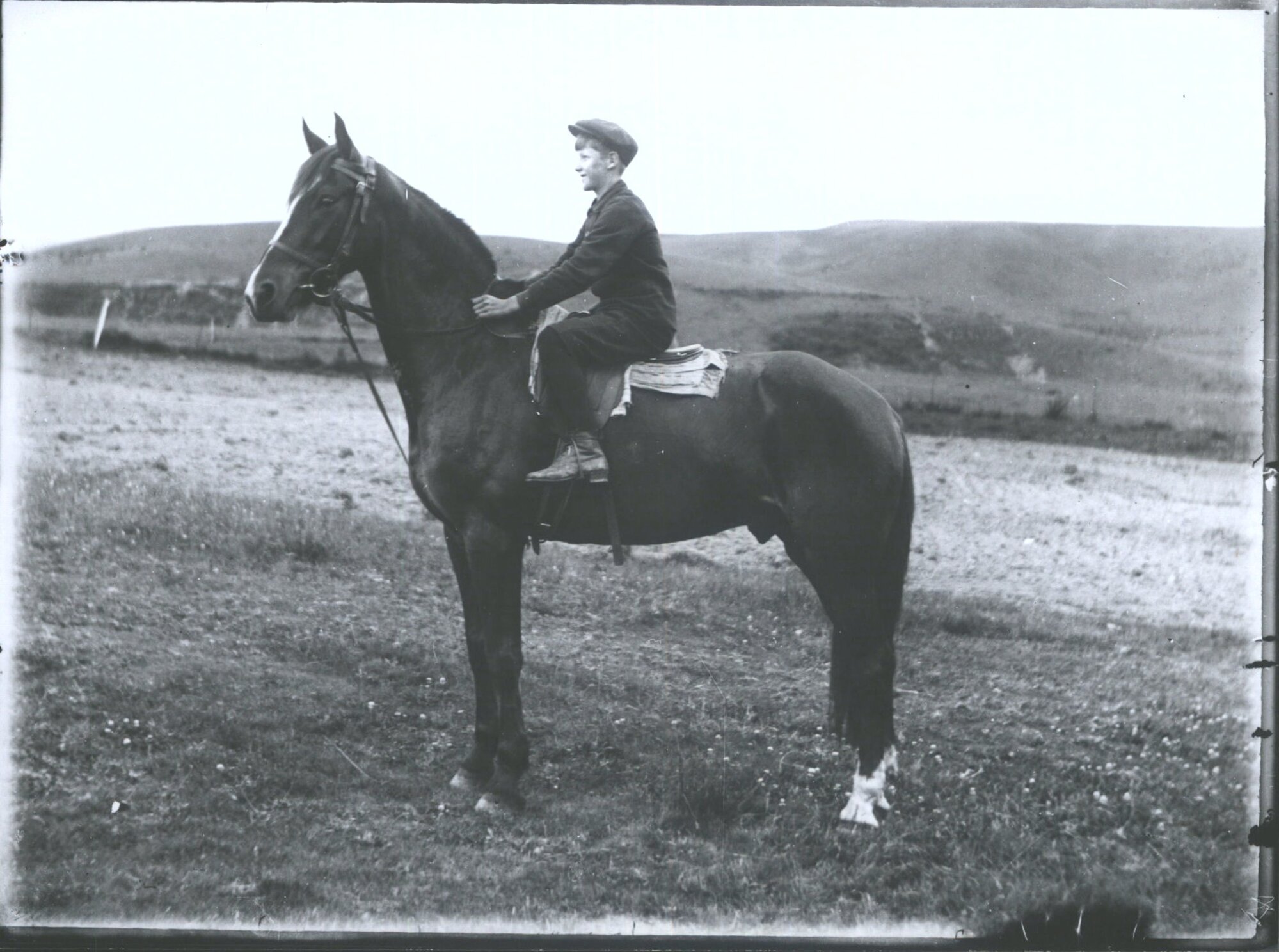 ST BATHANS Wilfred Pyle on horse?