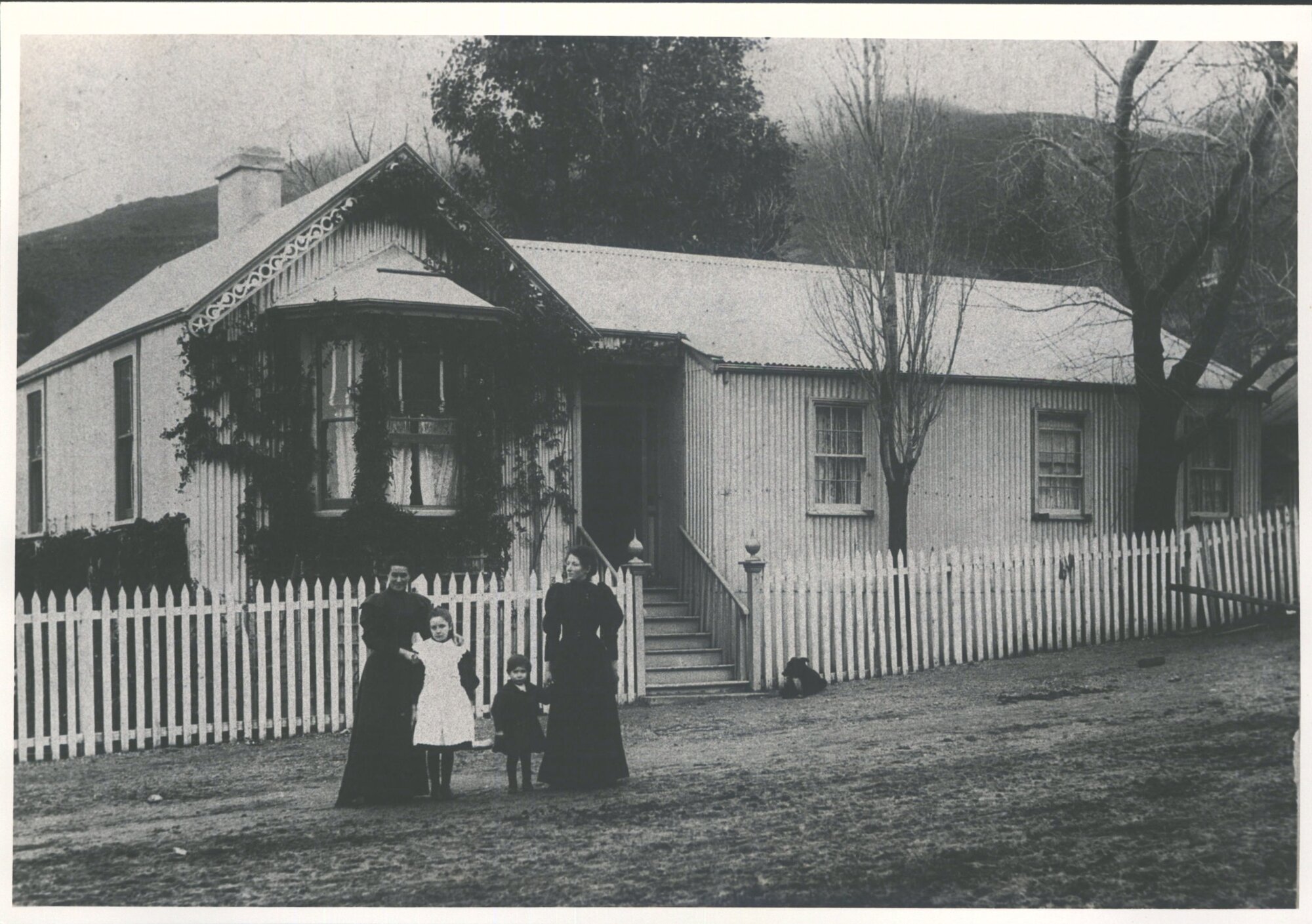 Residence of Hotel  Laverty's Commercial. Mrs Gow, tall dark woman sister of Mrs Laverty &amp; Mrs McBride