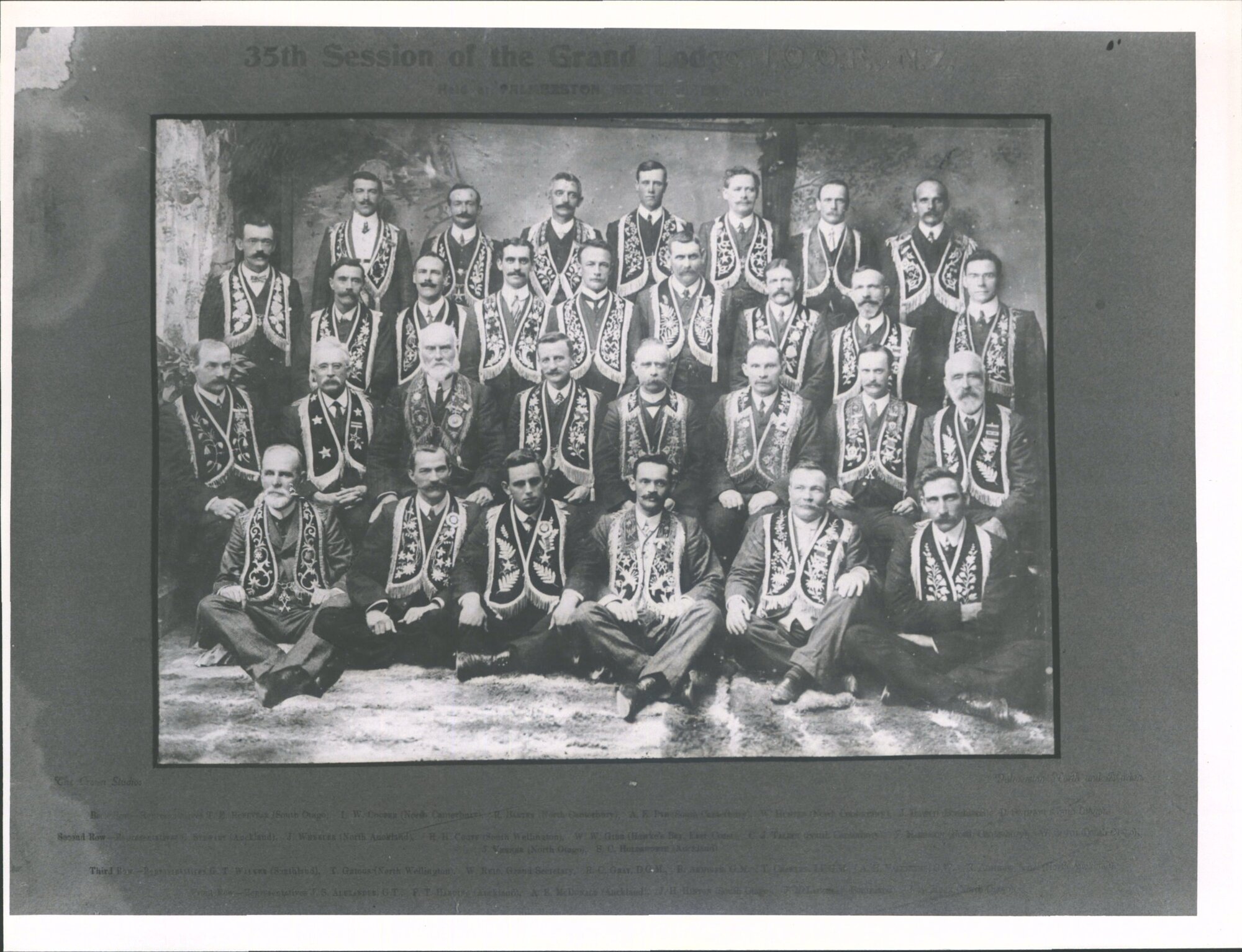 35th Session held at Palmerston  Nth. Mar 1911