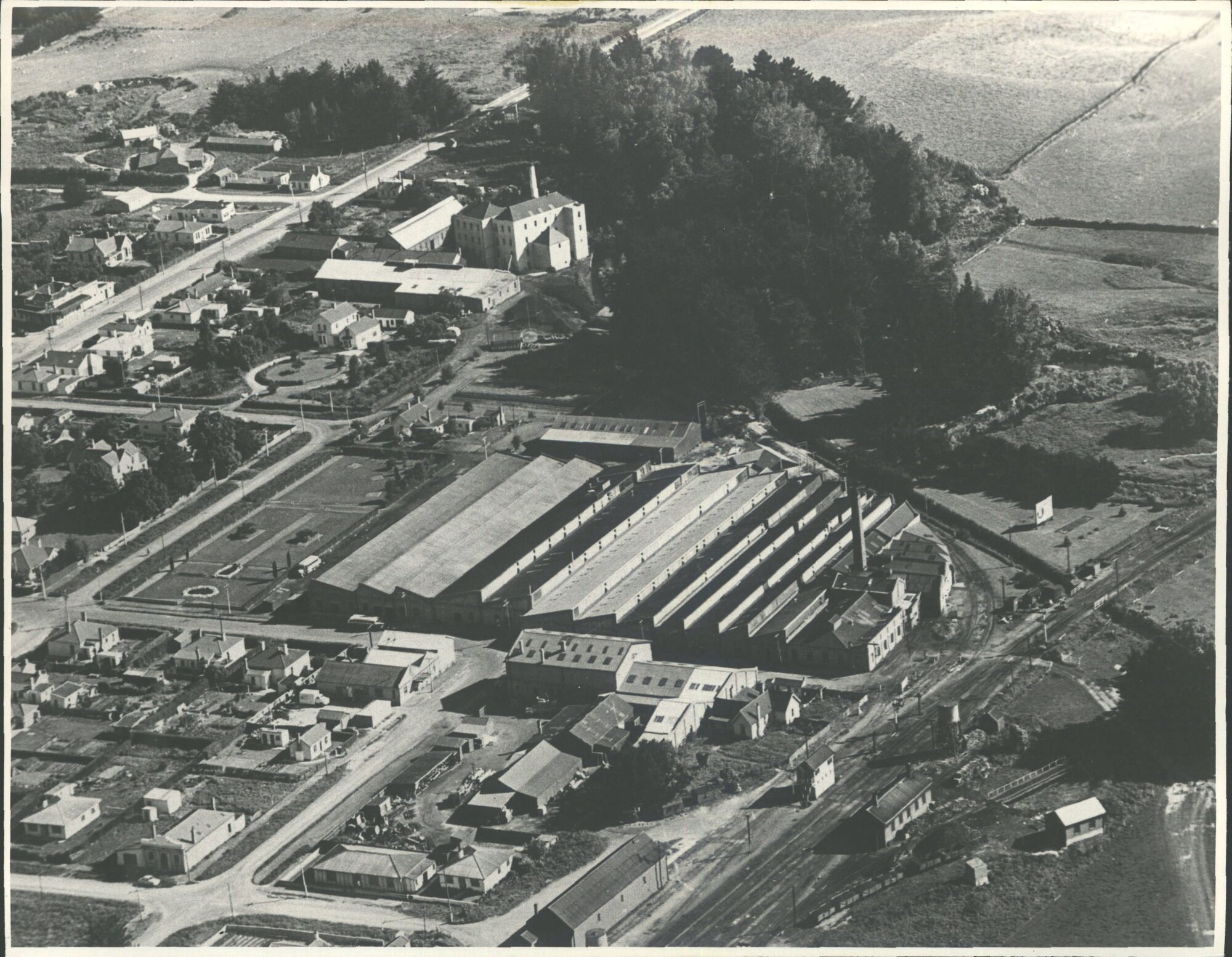 Bruce Woollen manufacturing Company's premises.