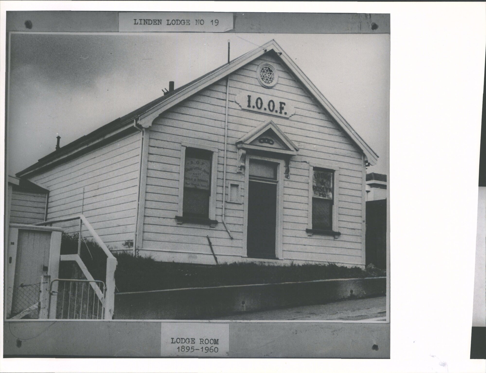 Lodge Room 1895-1960