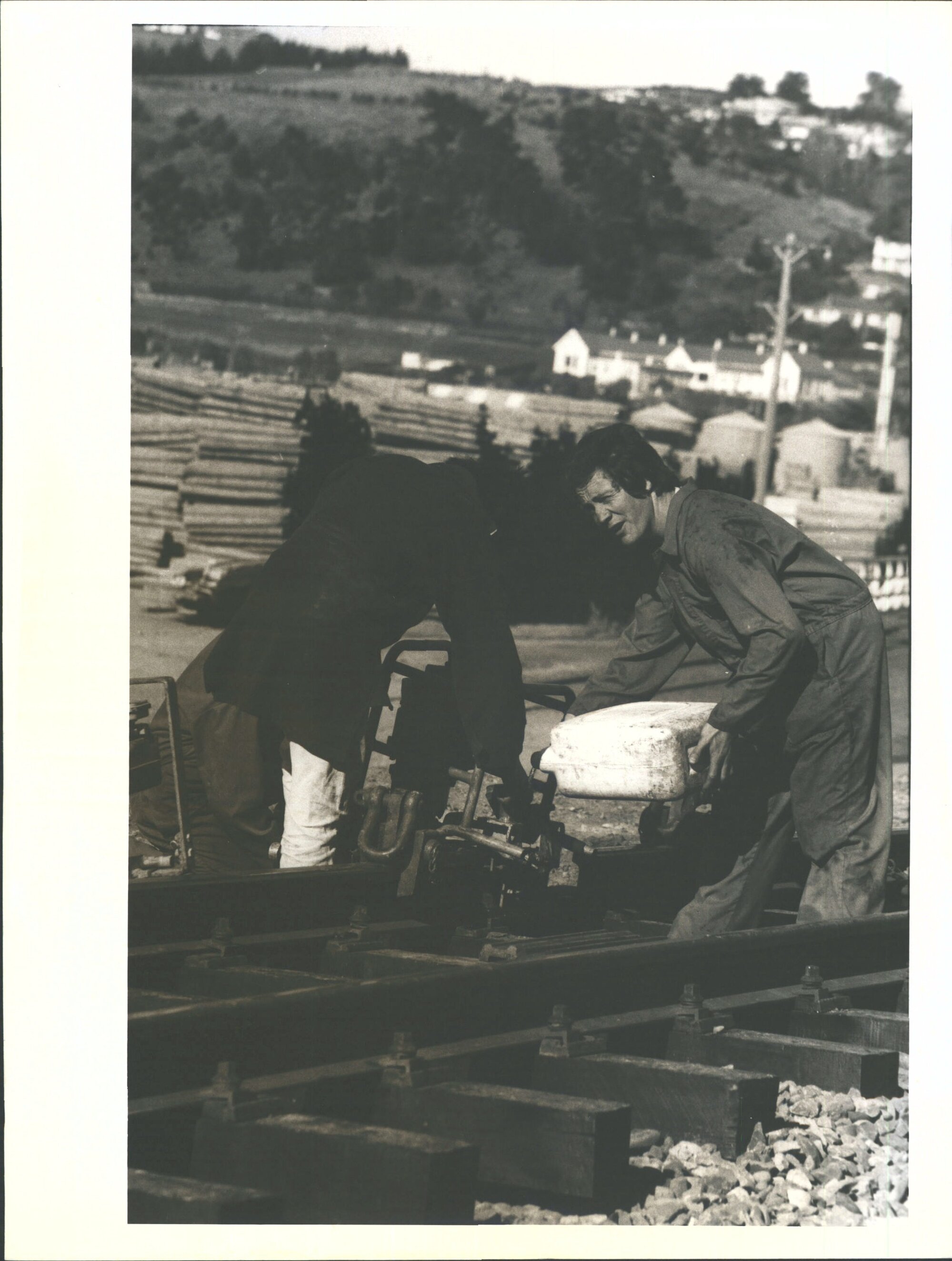 Construction of new railway viaduct