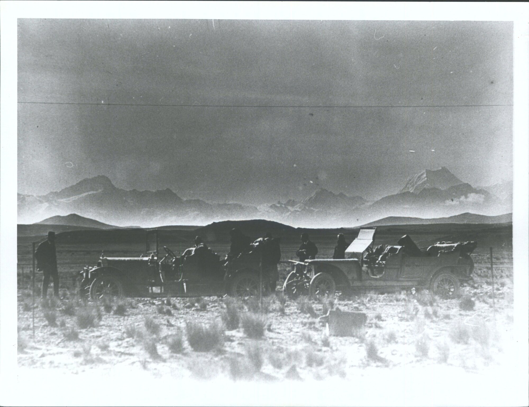 on road to Mt Cook Mt Sefton &amp; Cook 40 miles away