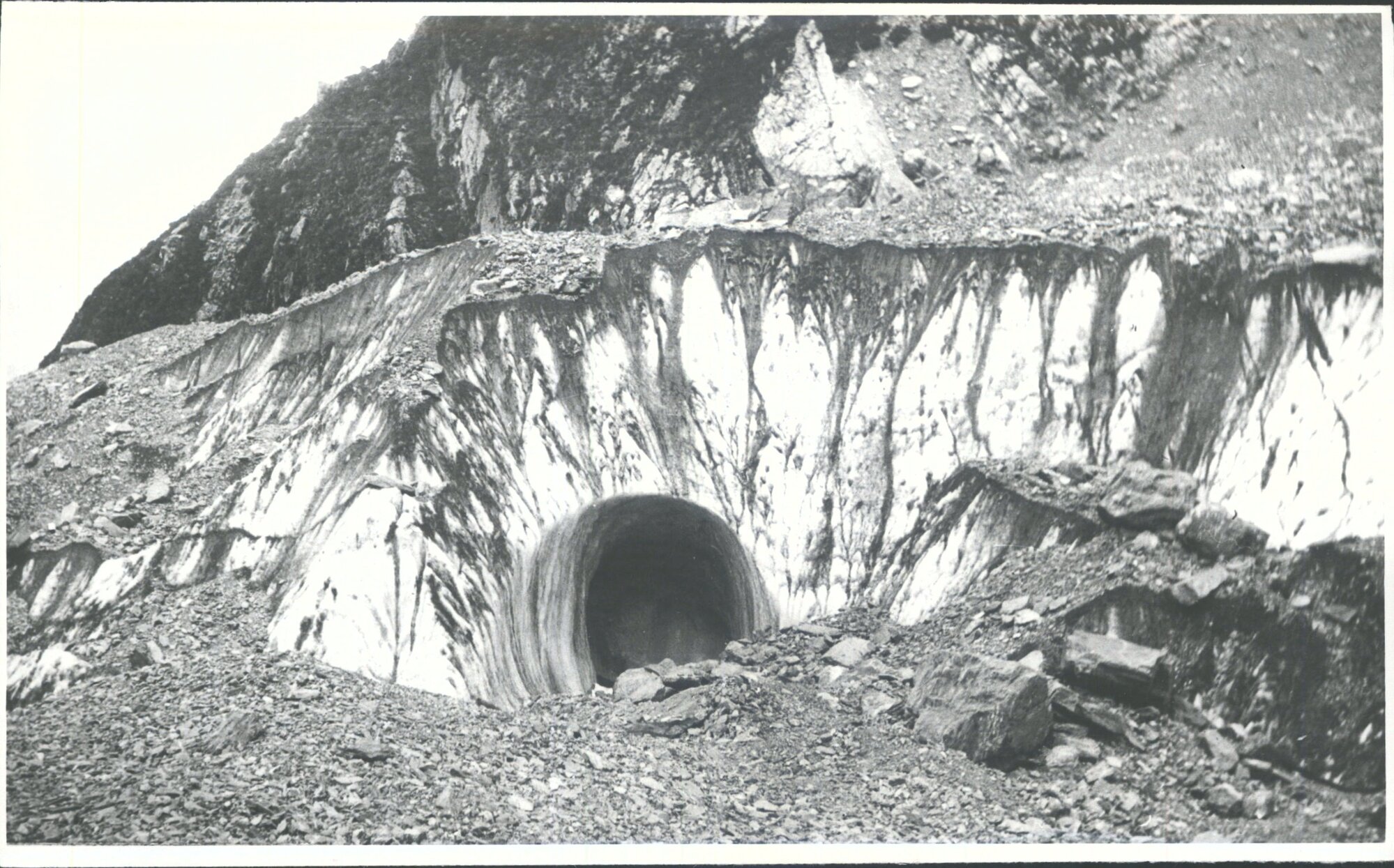 Ice cave on Mueller Glacier near Kea Pt
