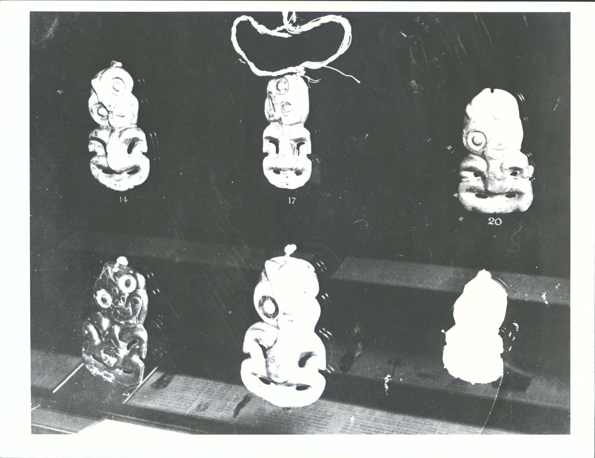 Hei Tiki display Otago Museum