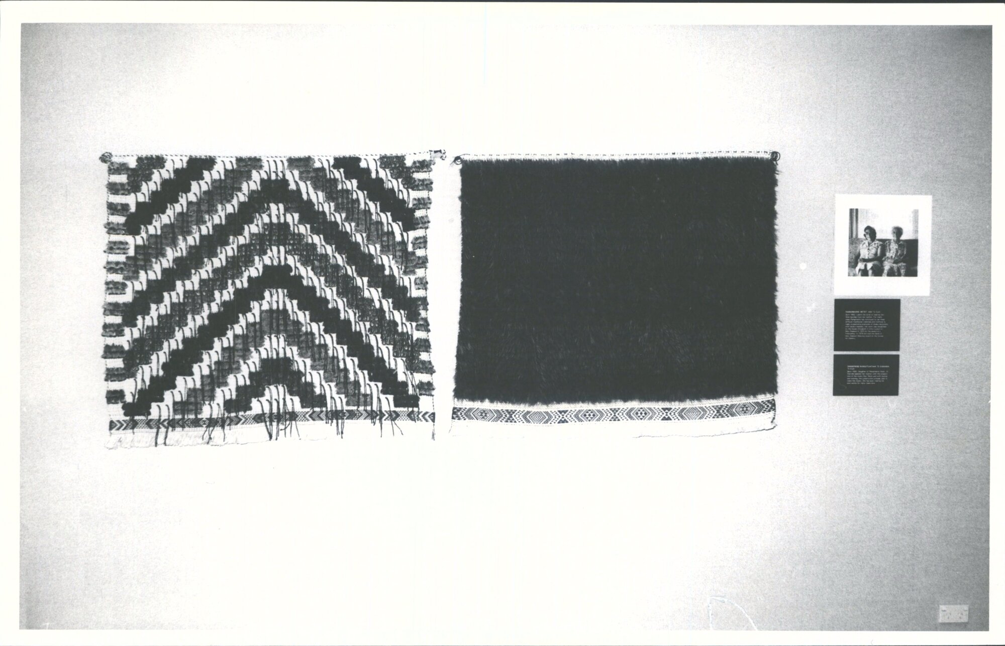 RANGIMARE HETET MBE Te Kuiti b. 1892.&amp;DIGGERESS RANGITUATAHI TE KANAWA, Te Kuiti. her daughter b. 1920