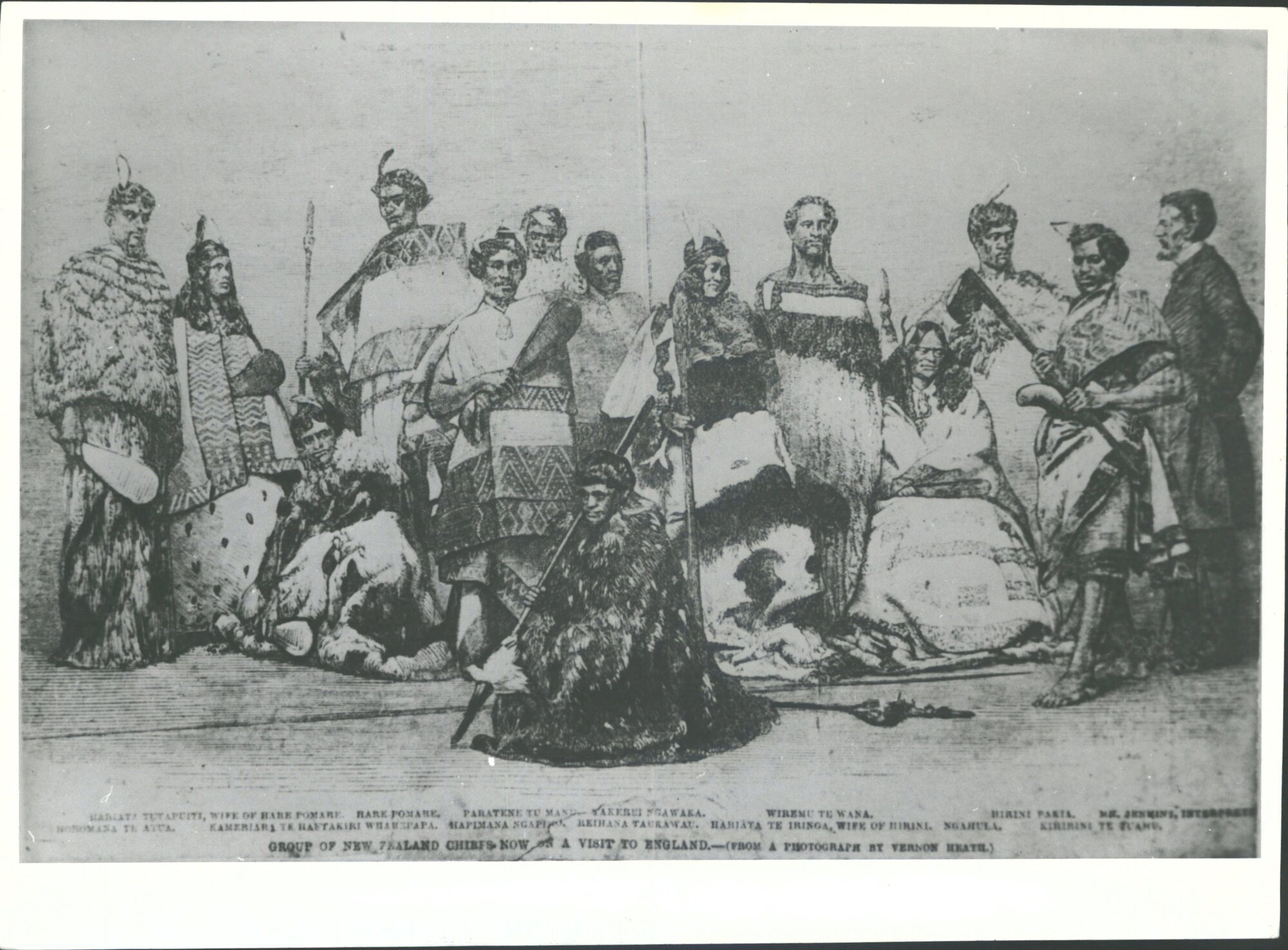 Group of New Zealand chiefs now on a visit to England