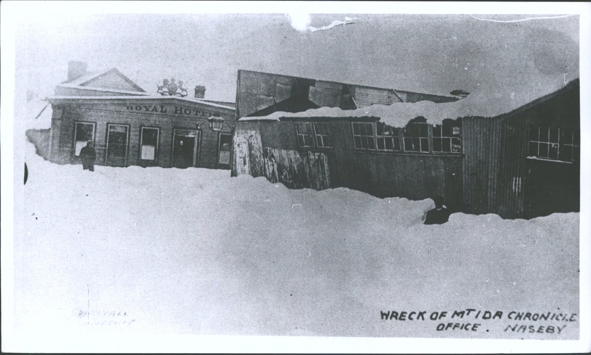 Wreck of Mt Ida Chronicle Office, Naseby